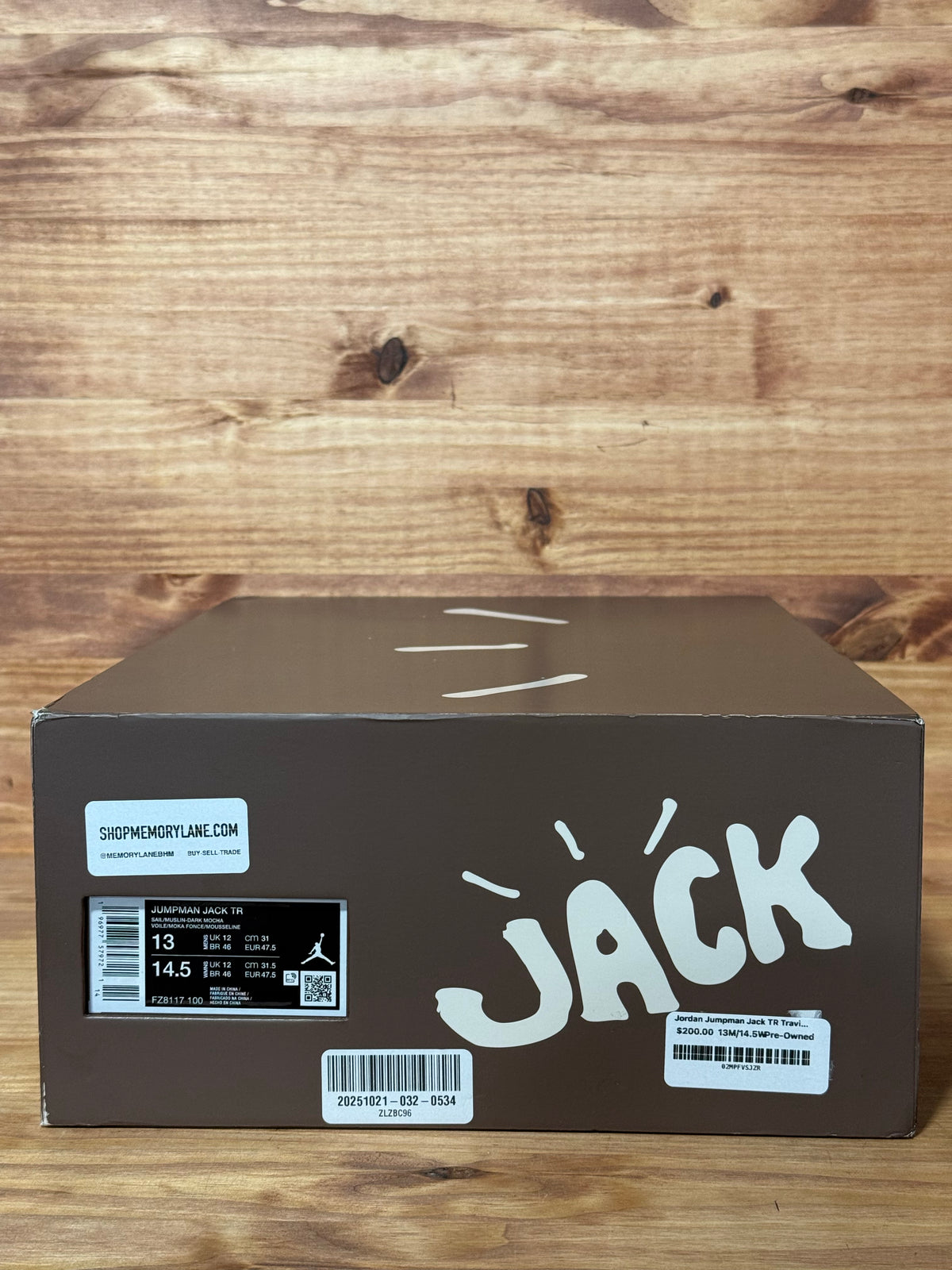Jordan Jumpman Jack TR Travis Scott Sail