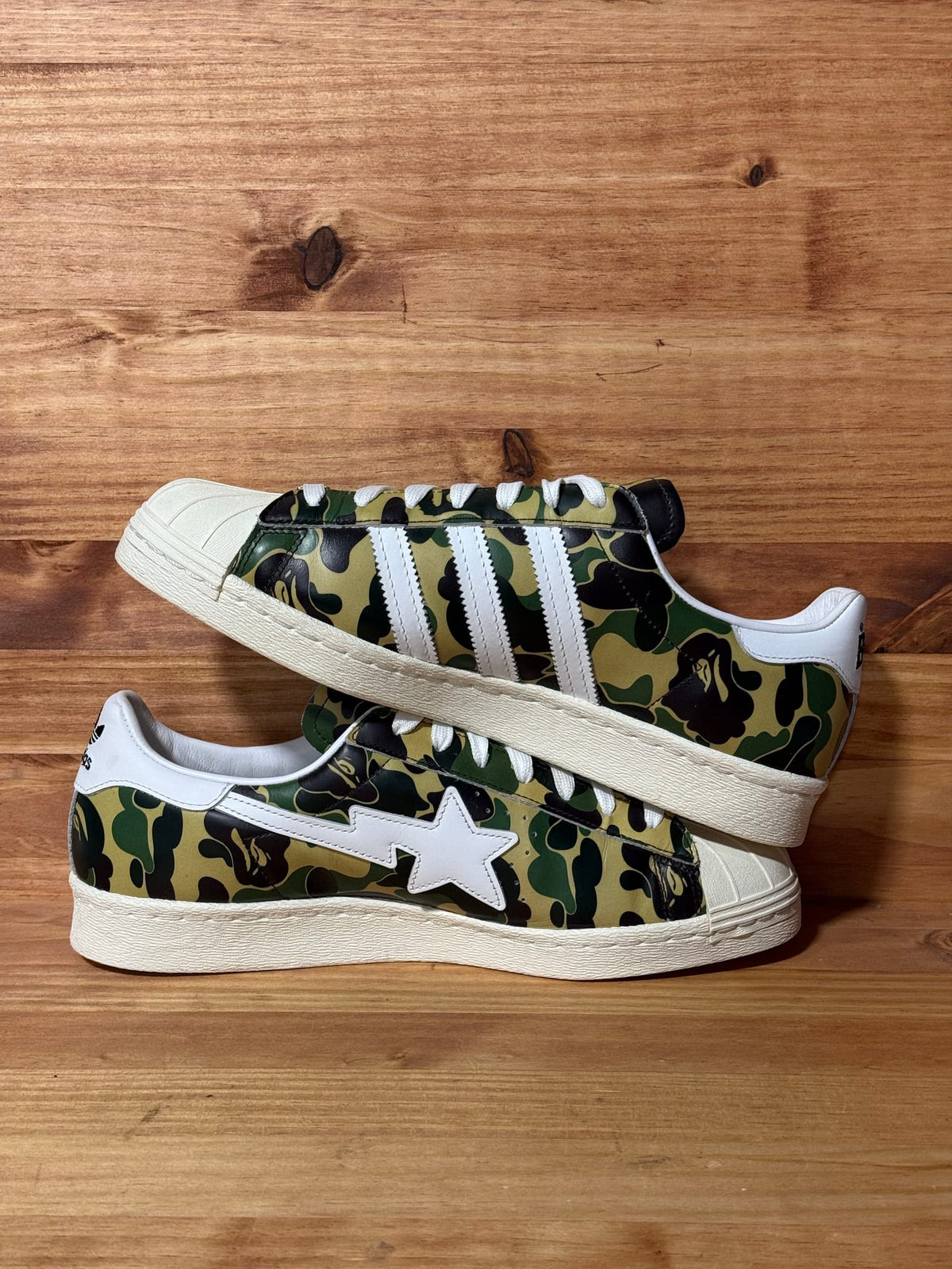 adidas Superstar Bape ABC Camo Green - Size 8.5