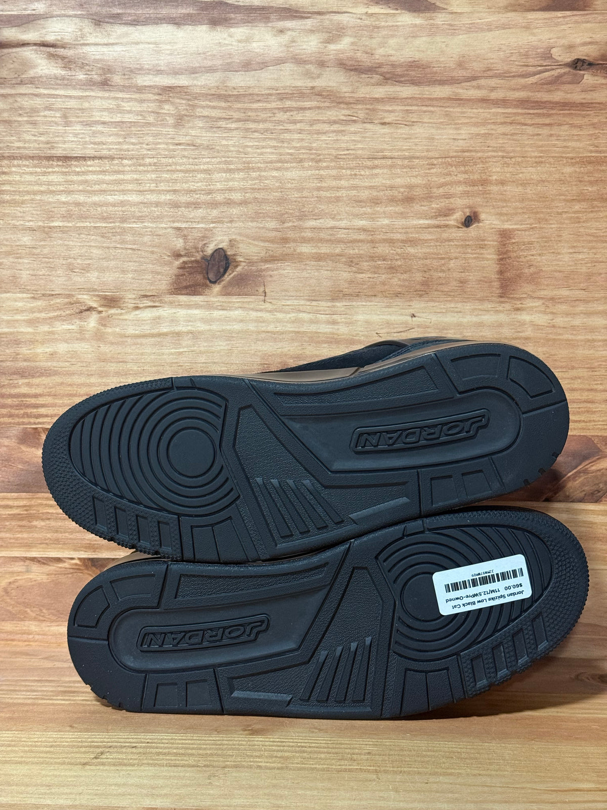 Jordan Spizike Low Black Cat