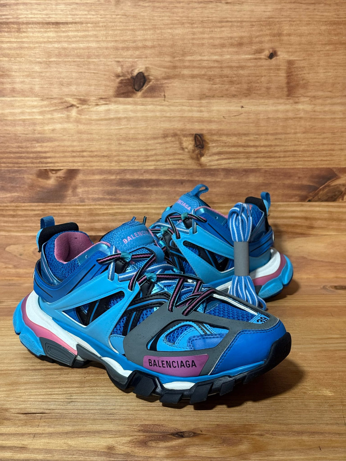 Balenciaga Track Runners Blue (Women's) - Size 6M