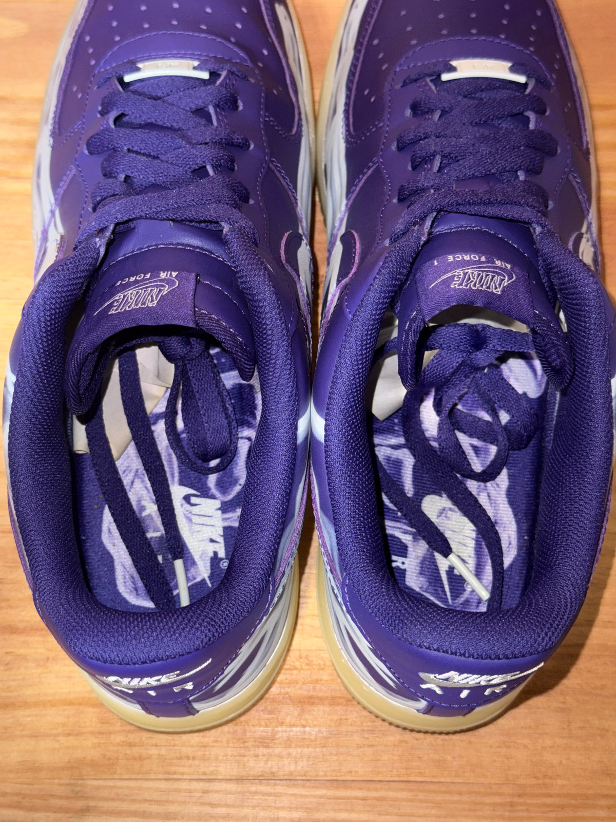 Nike Air Force 1 Low '07 QS Purple Skeleton Halloween (2021)