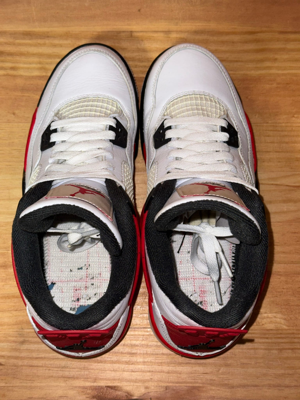 Jordan 4 Retro Red Cement (GS) - Size 7Y
