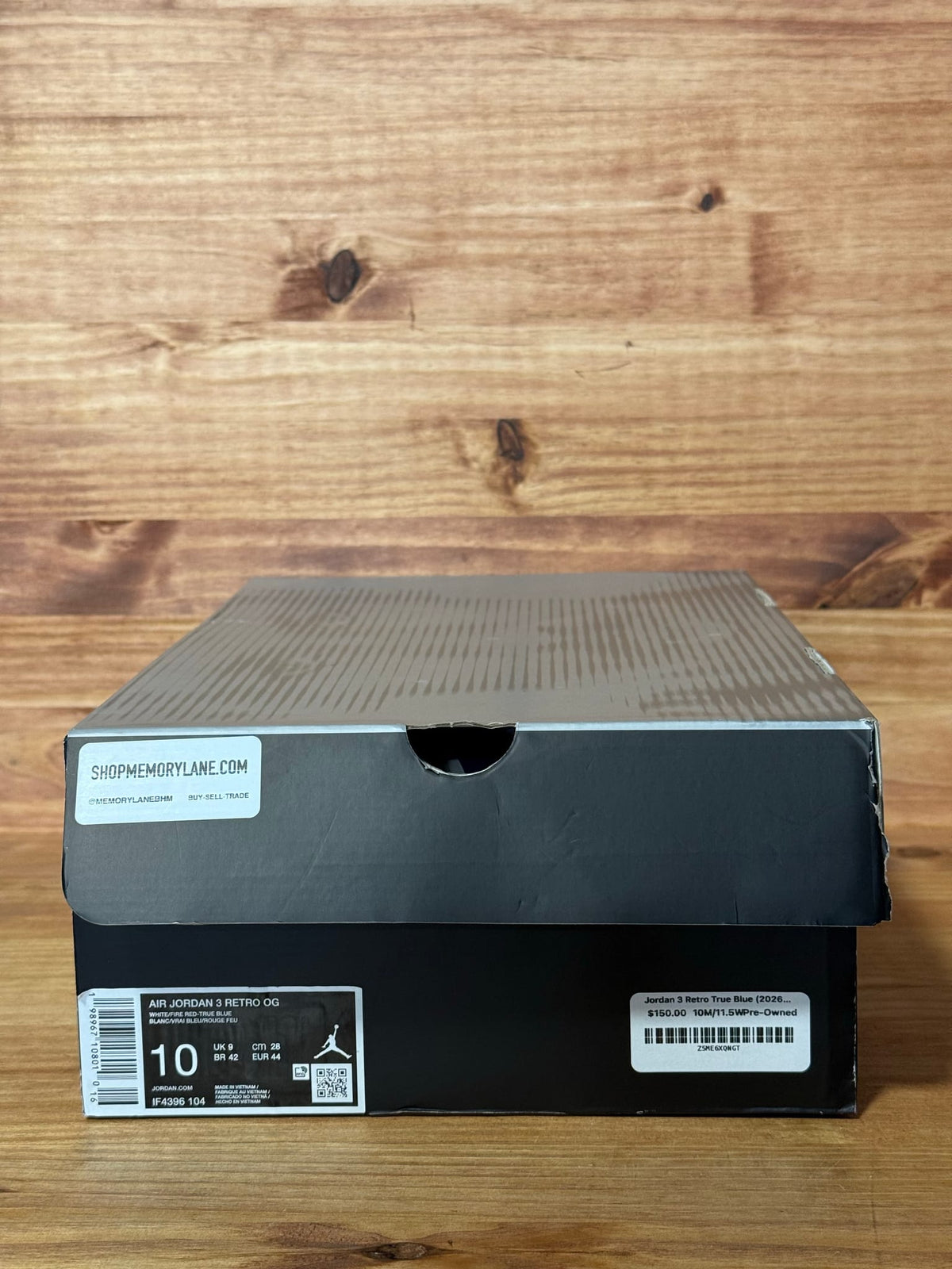 Jordan 3 Retro True Blue (2026) - Size 10