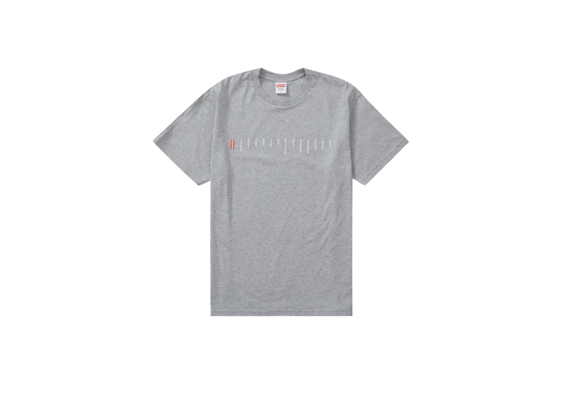 Supreme Location Tee Grey