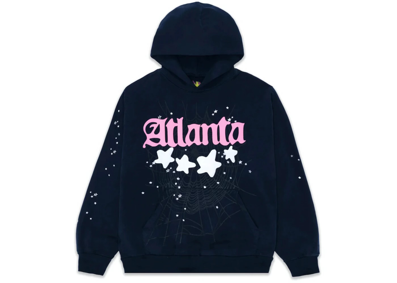 Sp5der ATL Hoodie Navy