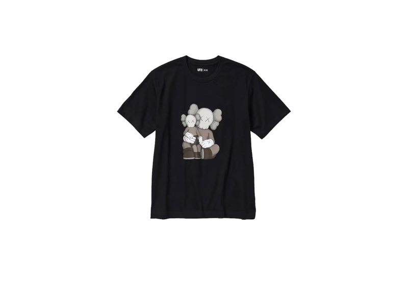 Kaws x Uniqlo S/S Graphic Tee Black