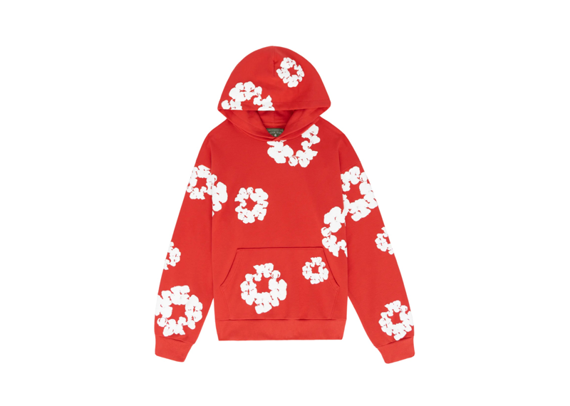 Denim Tears Cotton Wreath Sweatshirt Red