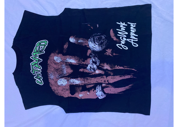 JusWork Untamed Acid Wash Sleeveless Tee