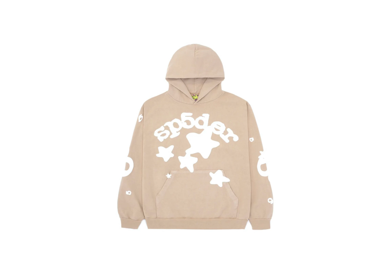 Sp5der Beluga Hoodie Sand