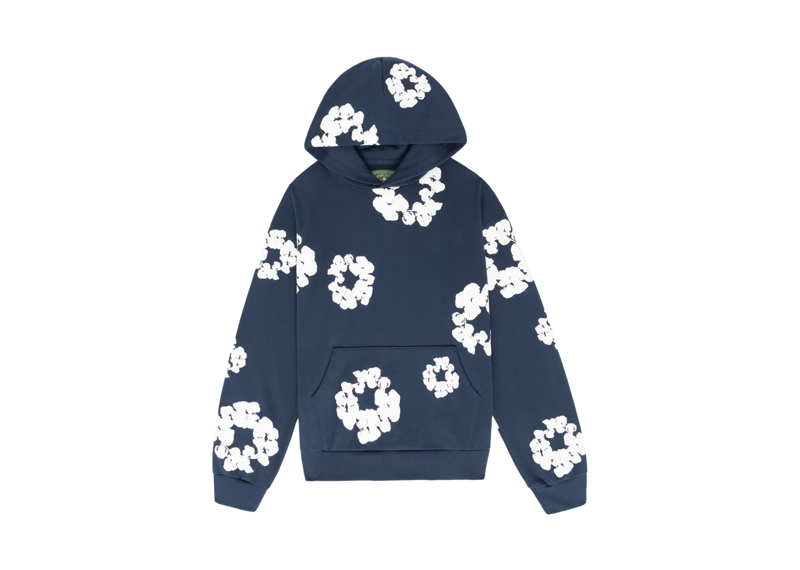 Denim Tears Cotton Wreath Sweatshirt Navy
