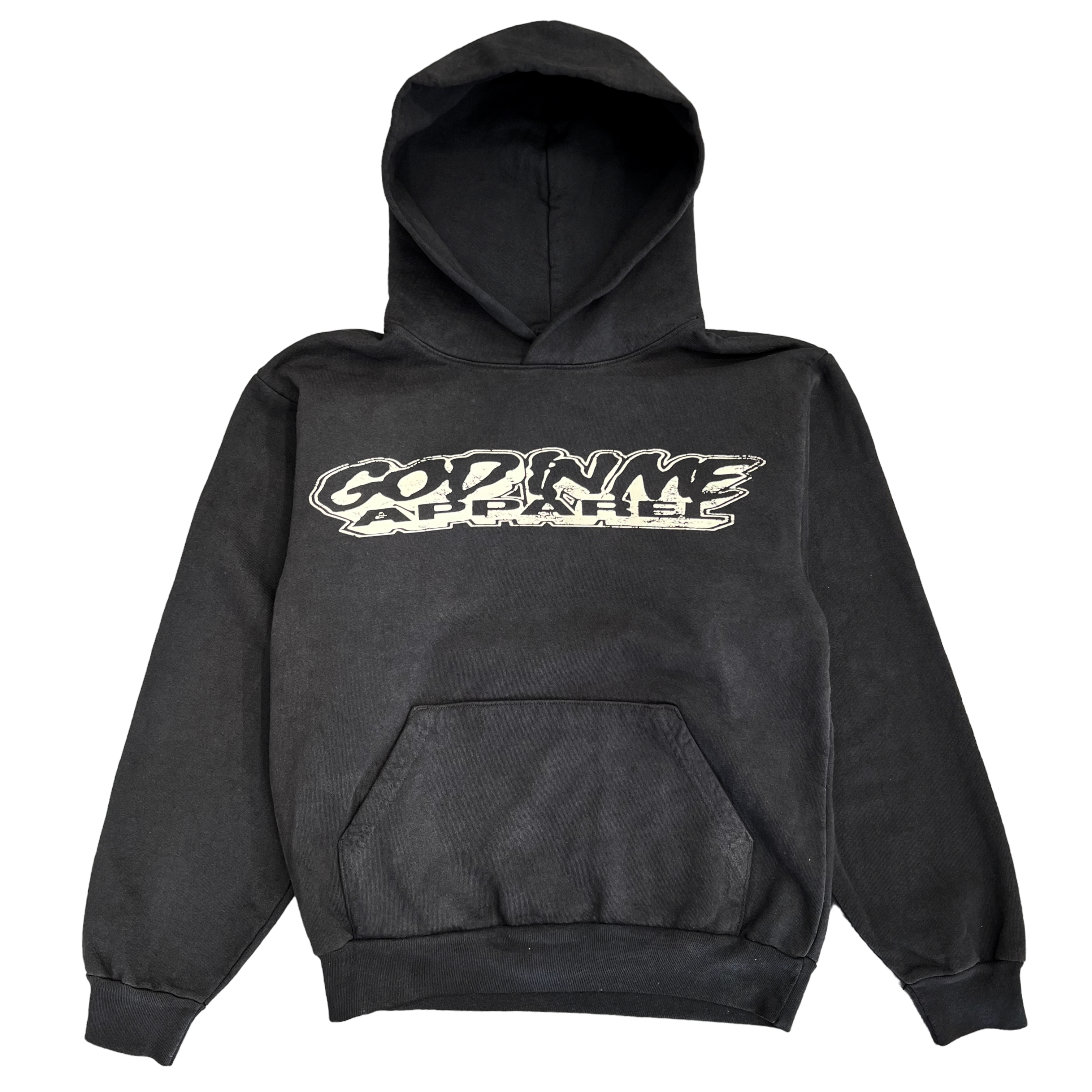 FAITH DISSOLVES DOUBT HOODIE (OFF BLACK) **PUFF PRINT**