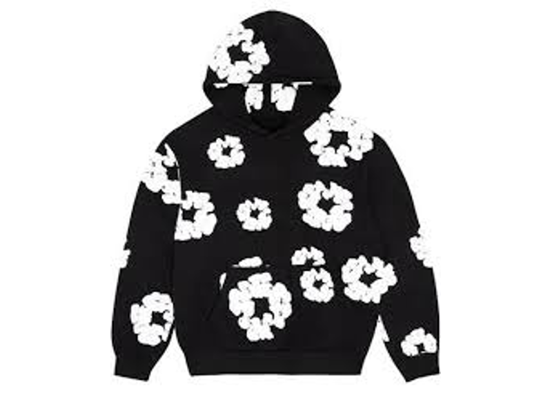 Denim Tears Cotton Wreath Sweatshirt Black