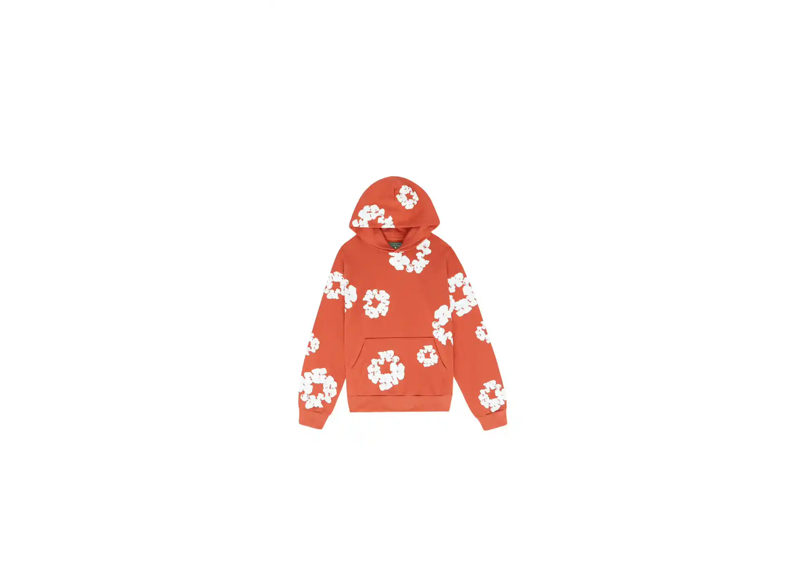 Denim Tears Cotton Wreath Hoodie Orange