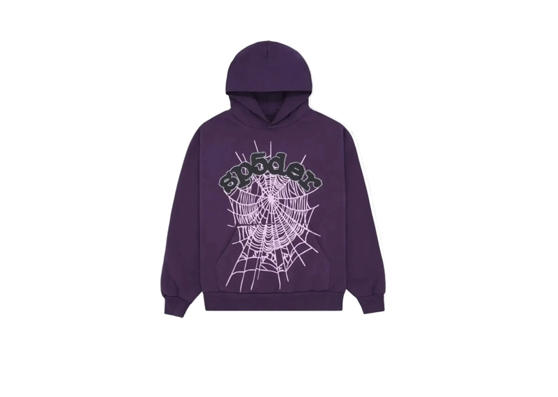Sp5der Hoodie Purple
