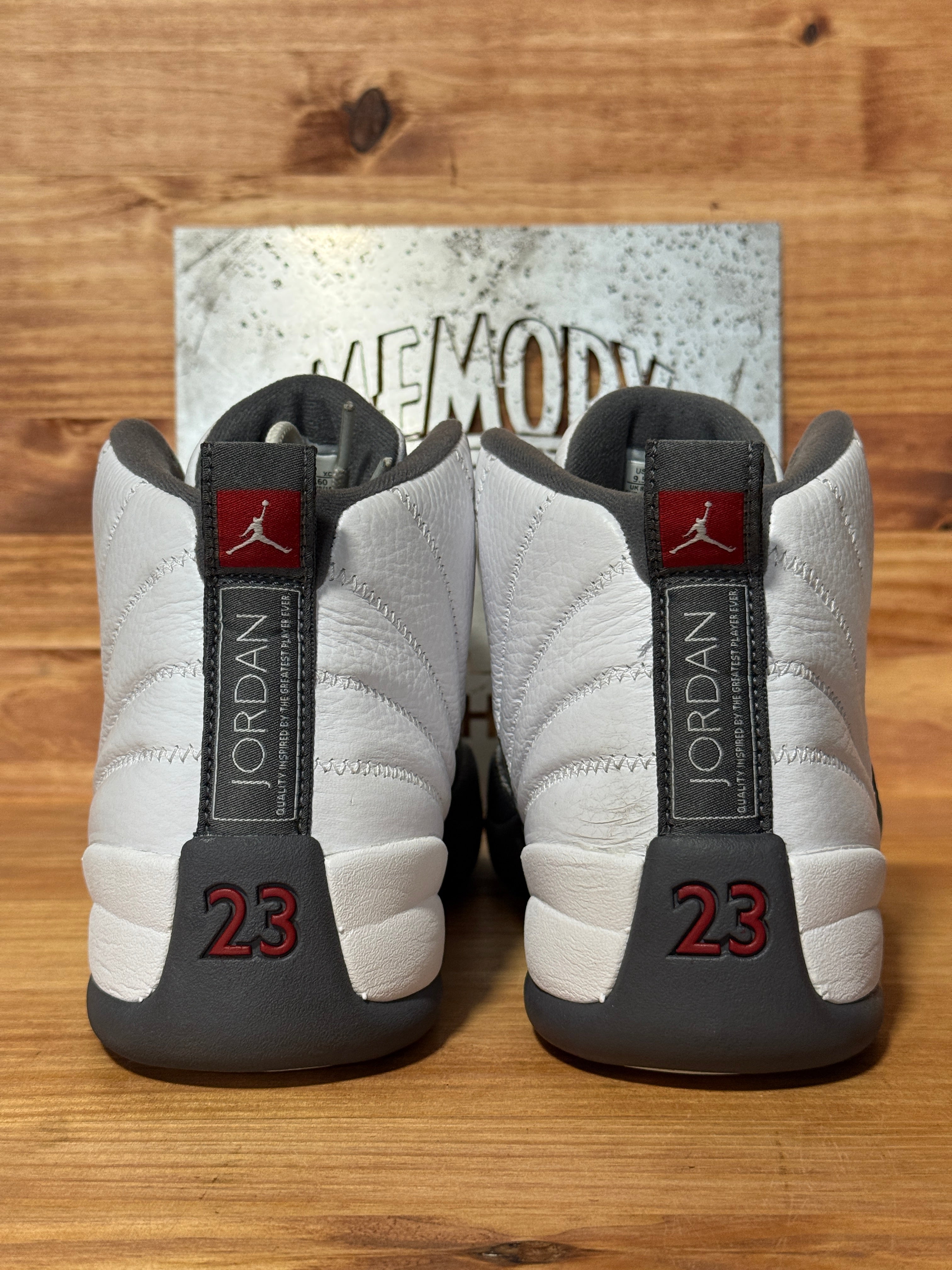 Jordan 12 Retro White Dark Grey