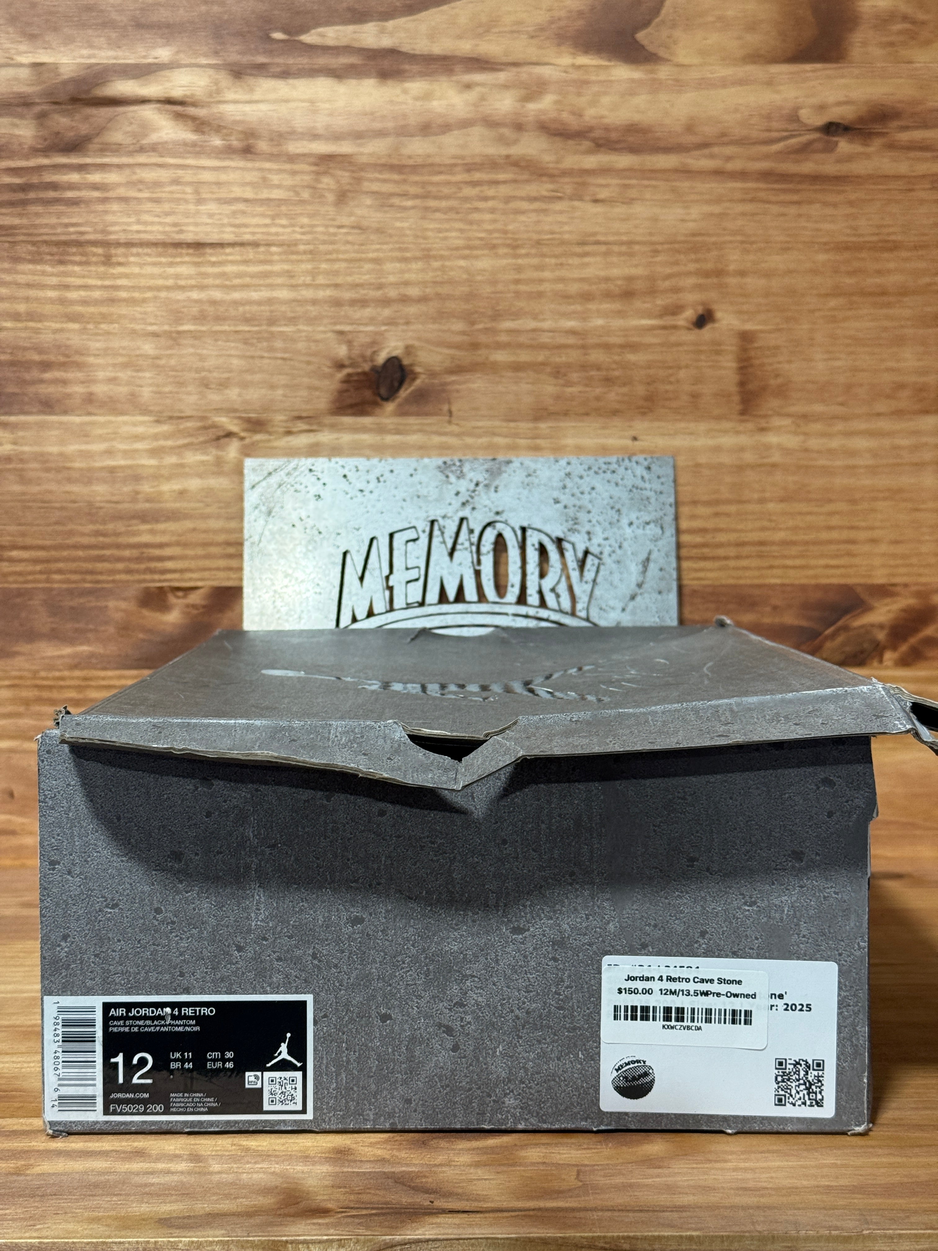 Jordan 4 Retro Cave Stone