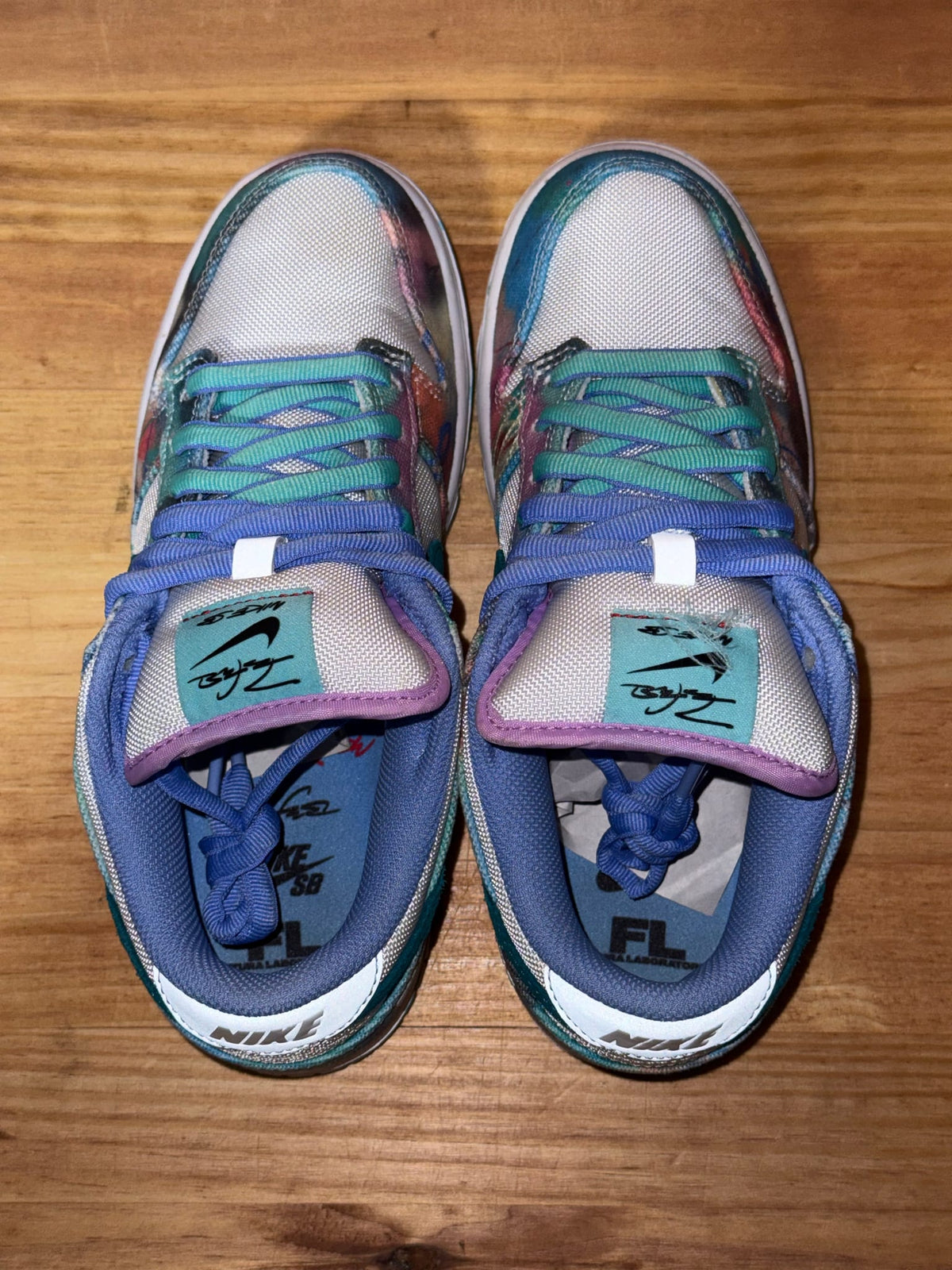 Nike SB Dunk Low Futura Laboratories Bleached Aqua - Size 7W