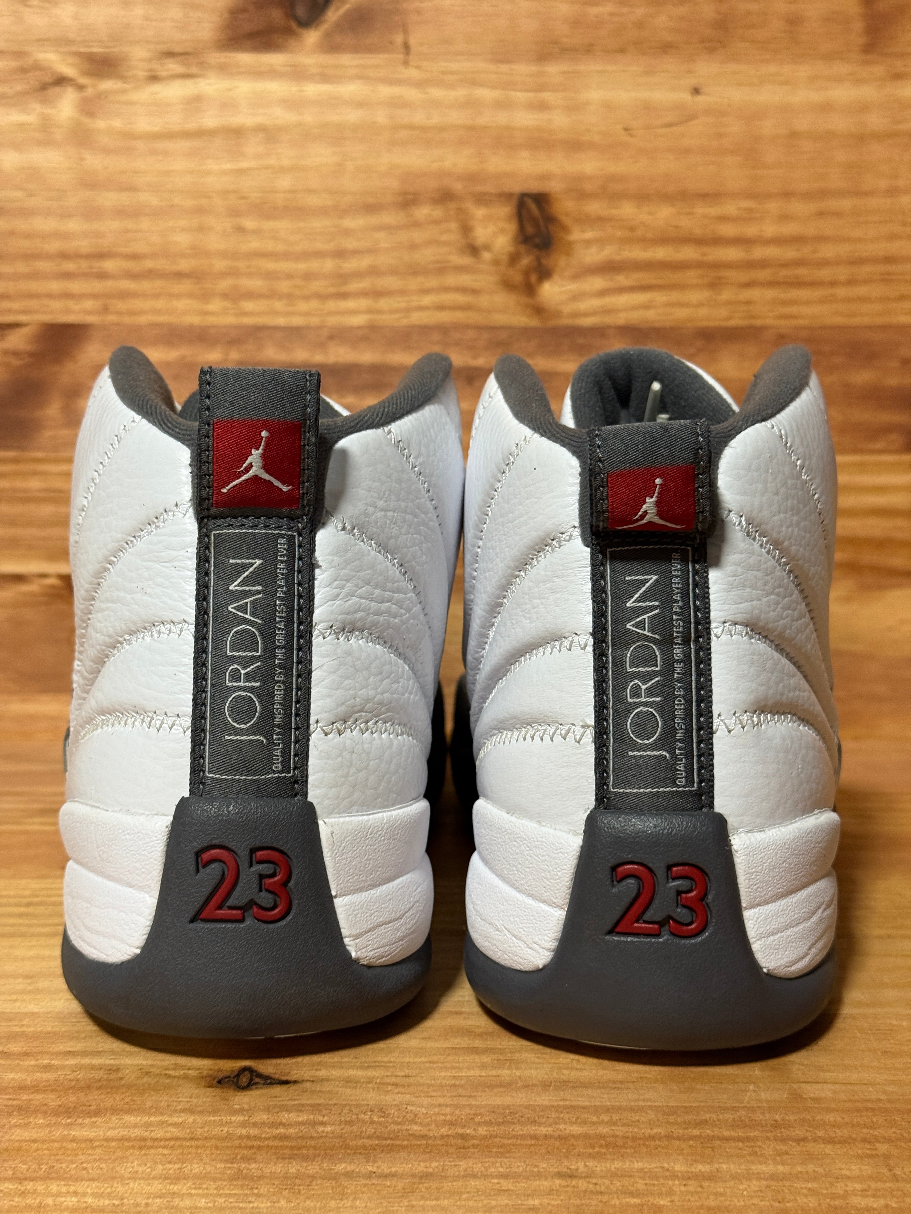 Jordan 12 Retro White Dark Grey