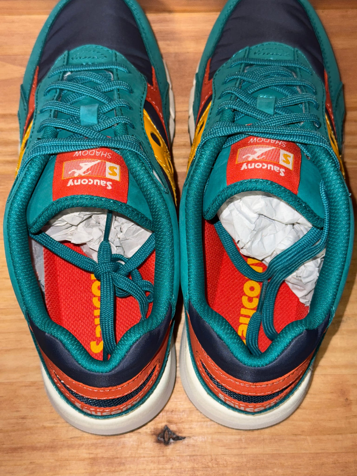 Saucony Shadow 6000 Changing Tides Teal Orange - Size 10