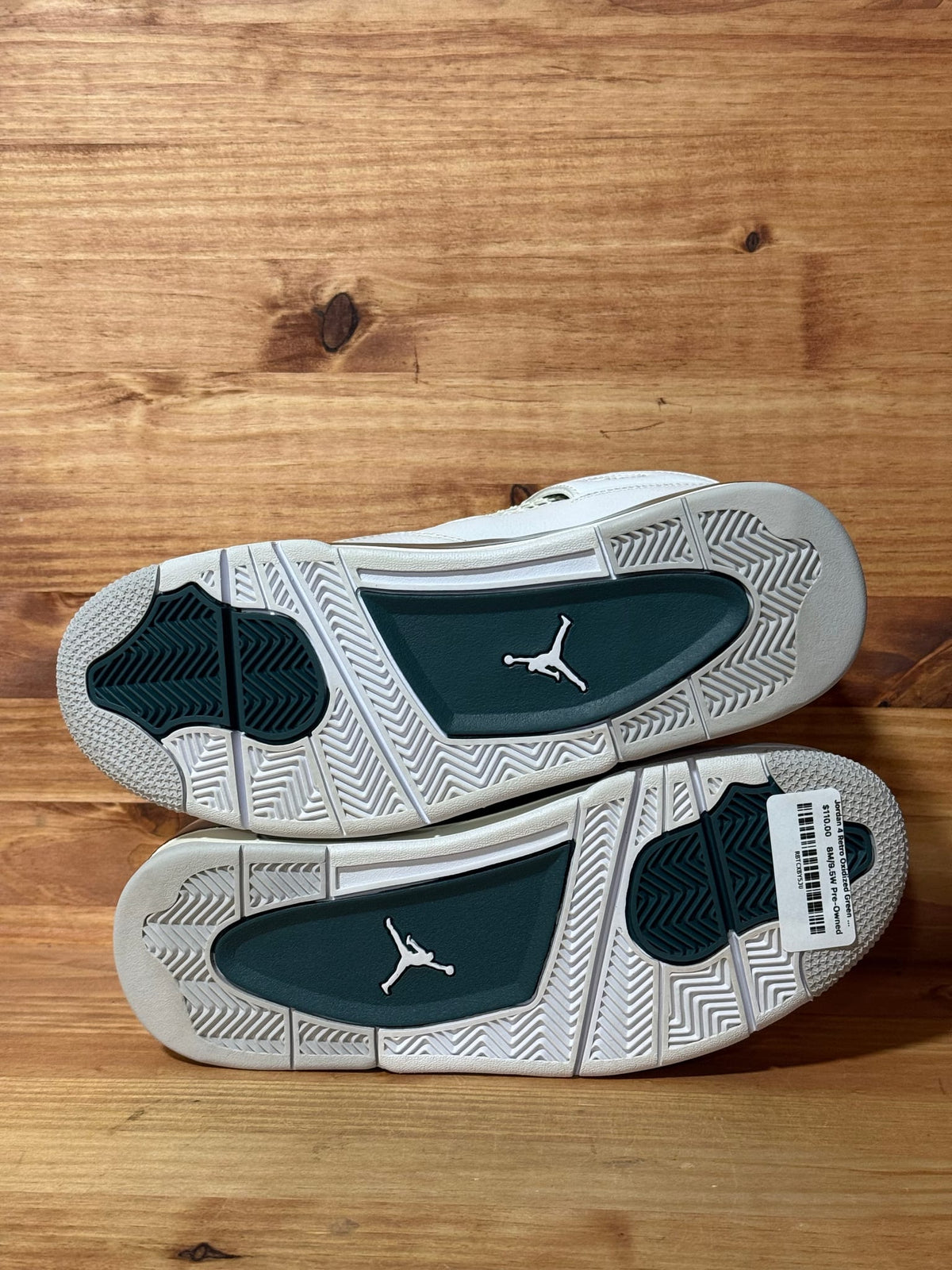 Jordan 4 Retro Oxidized Green - Size 8