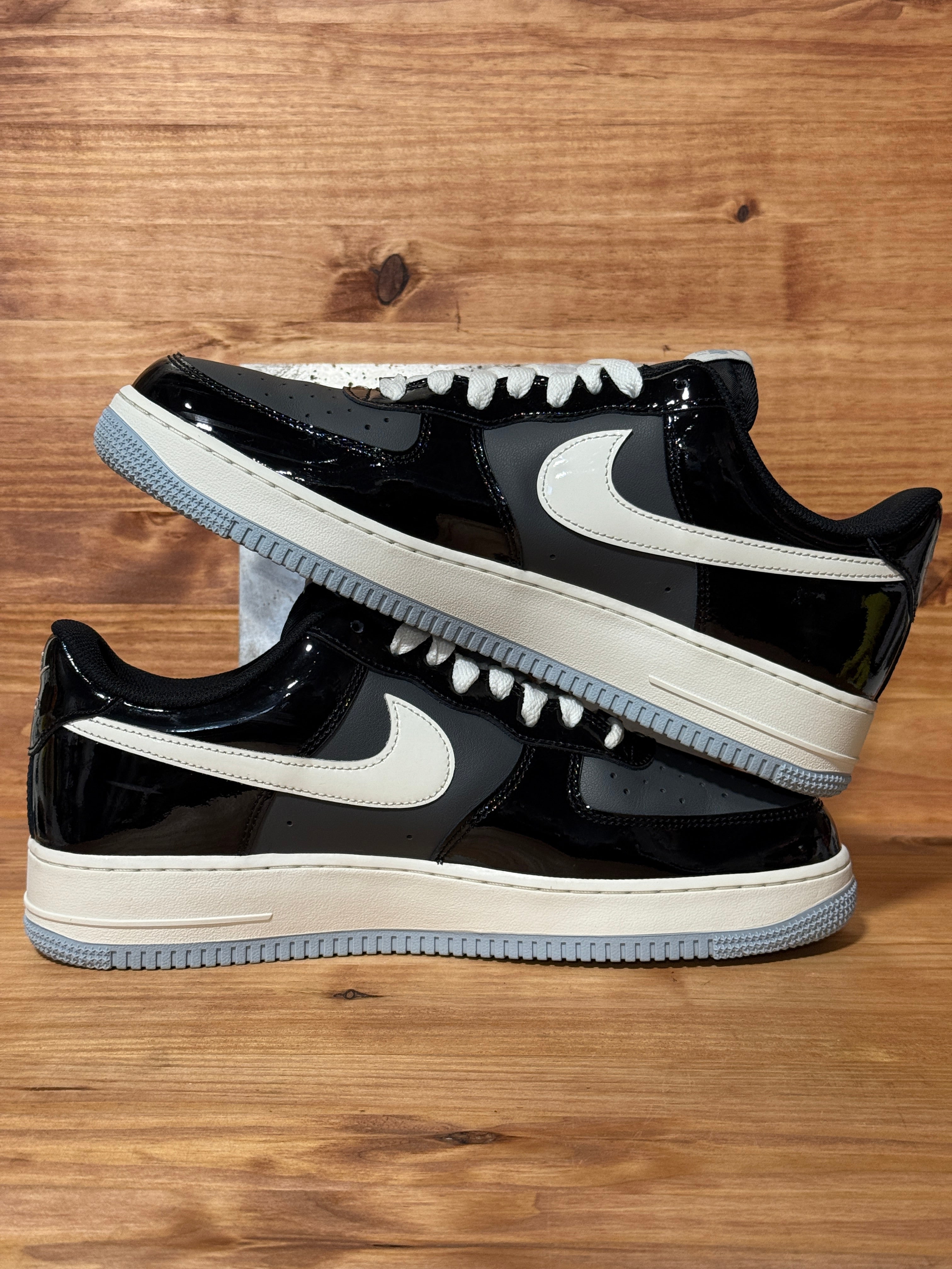Nike Air Force 1 Low Black Iron Grey Patent