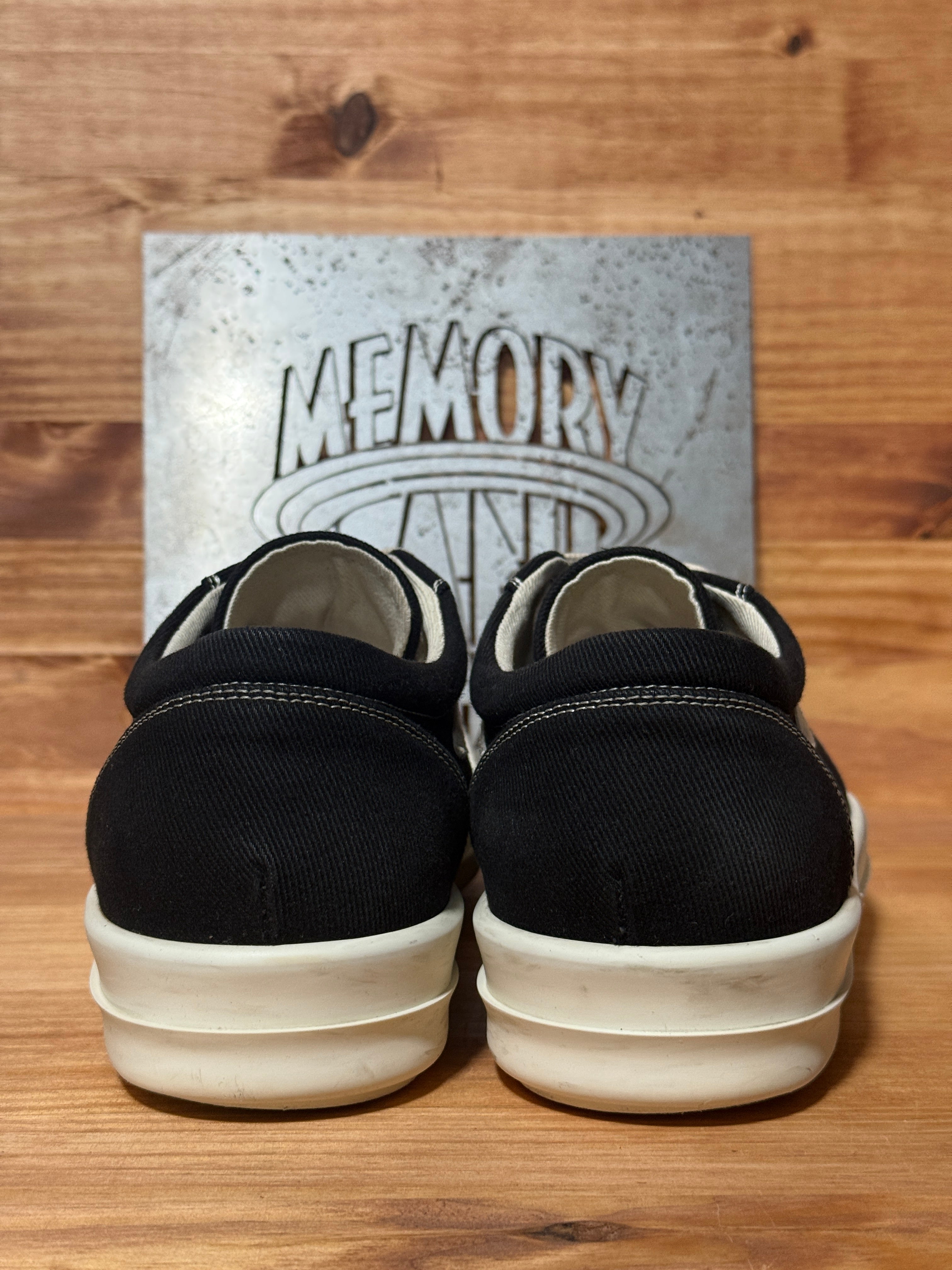 Rick Owens DRKSHDW Vintage Sneaks Black Milk