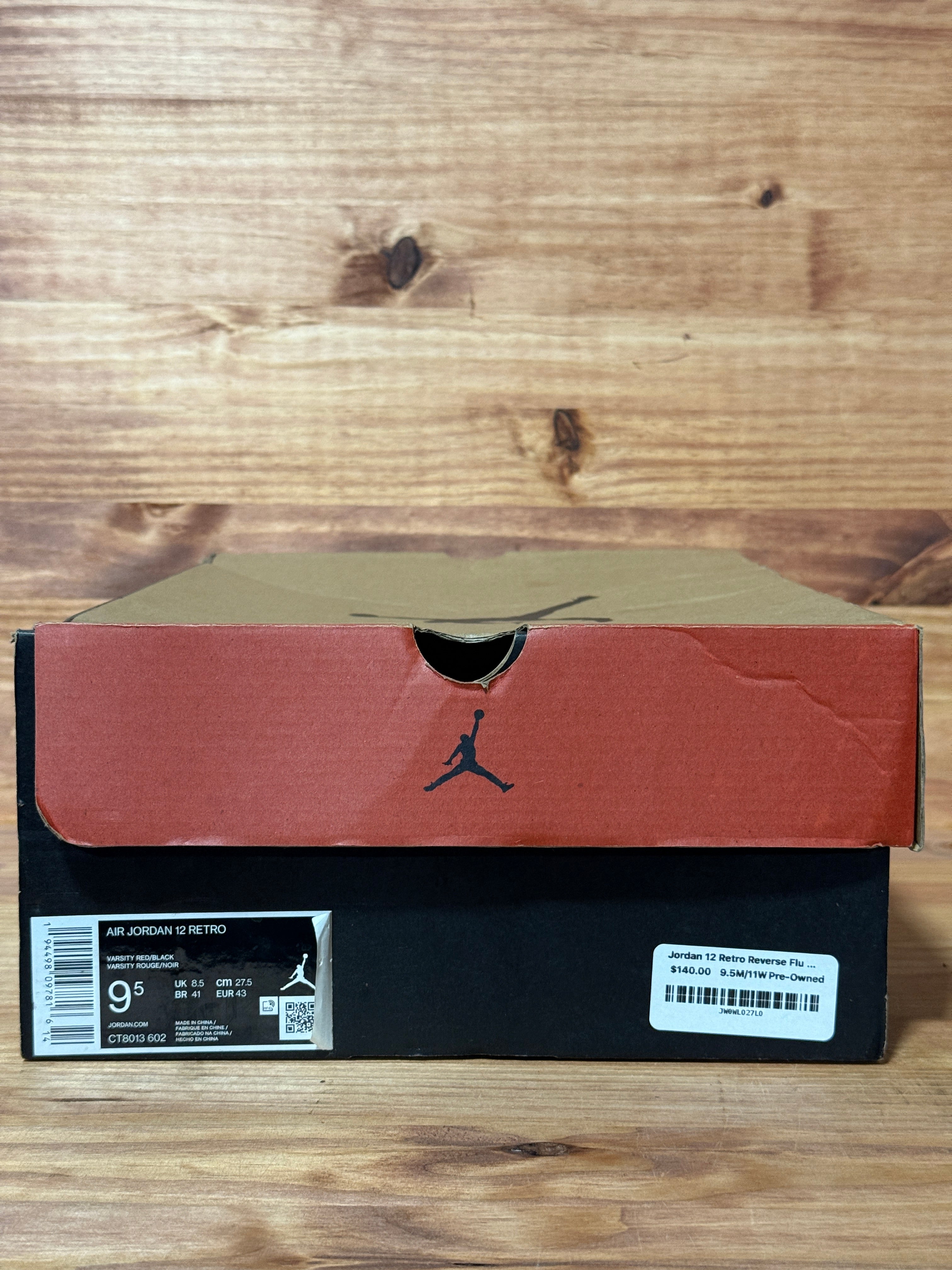 Jordan 12 Retro Reverse Flu Game
