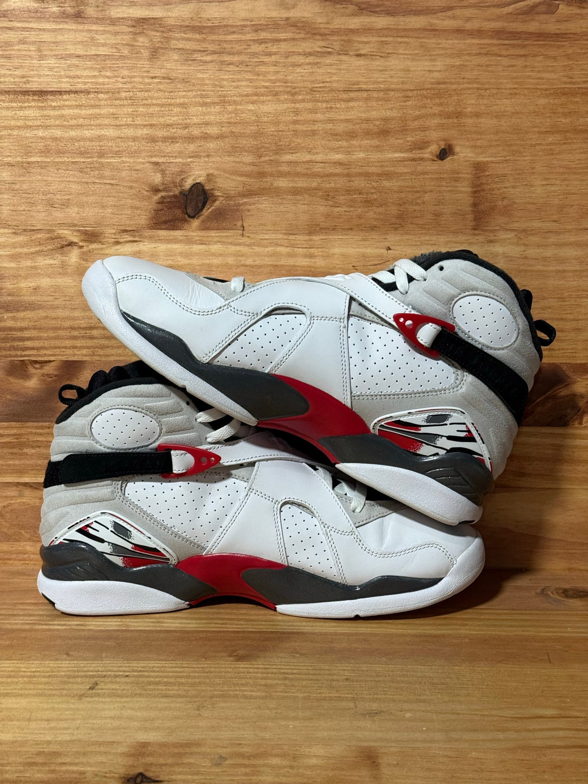 Jordan 8 Retro White True Red (2025) - Size 10.5