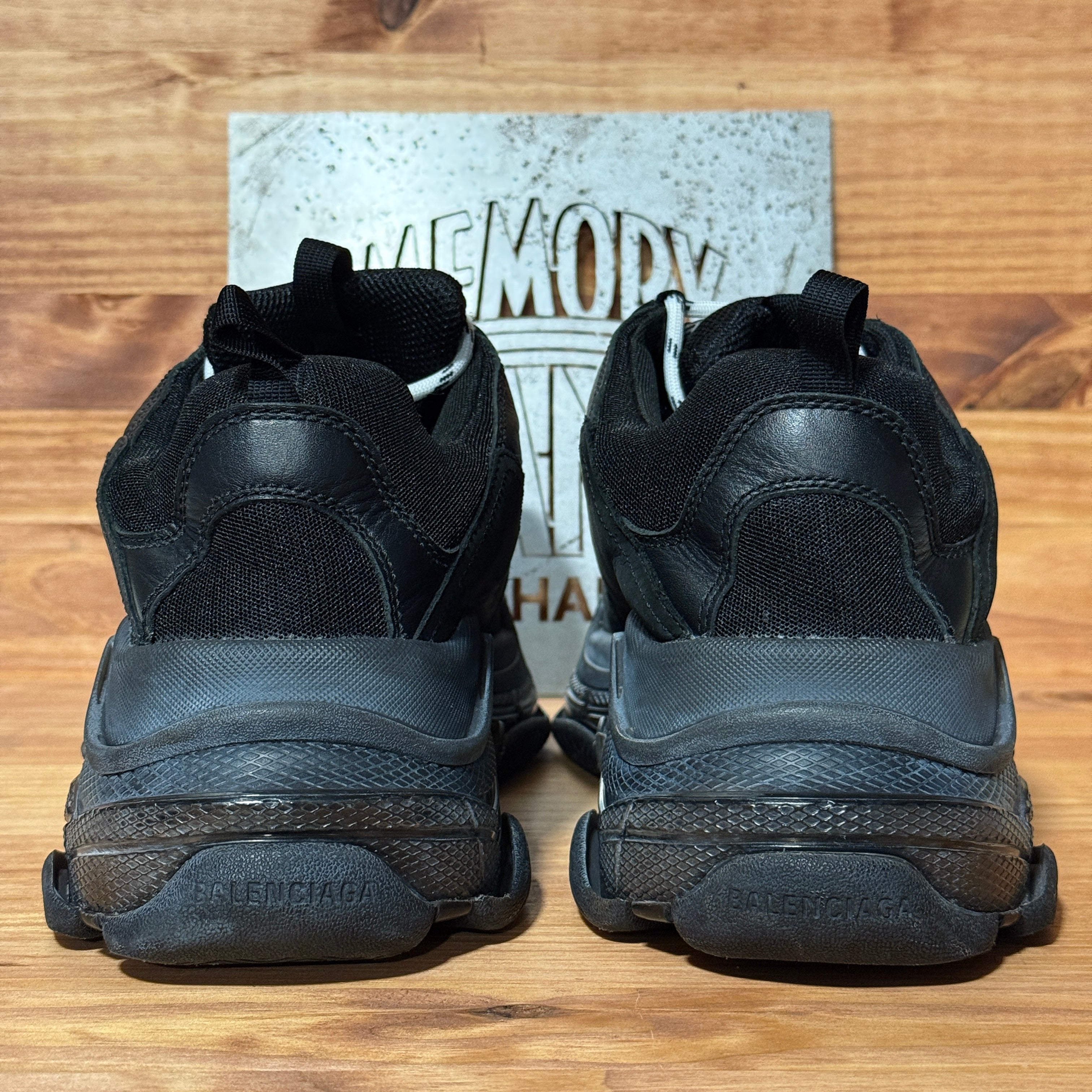 Balenciaga Triple S Clear Sole Black