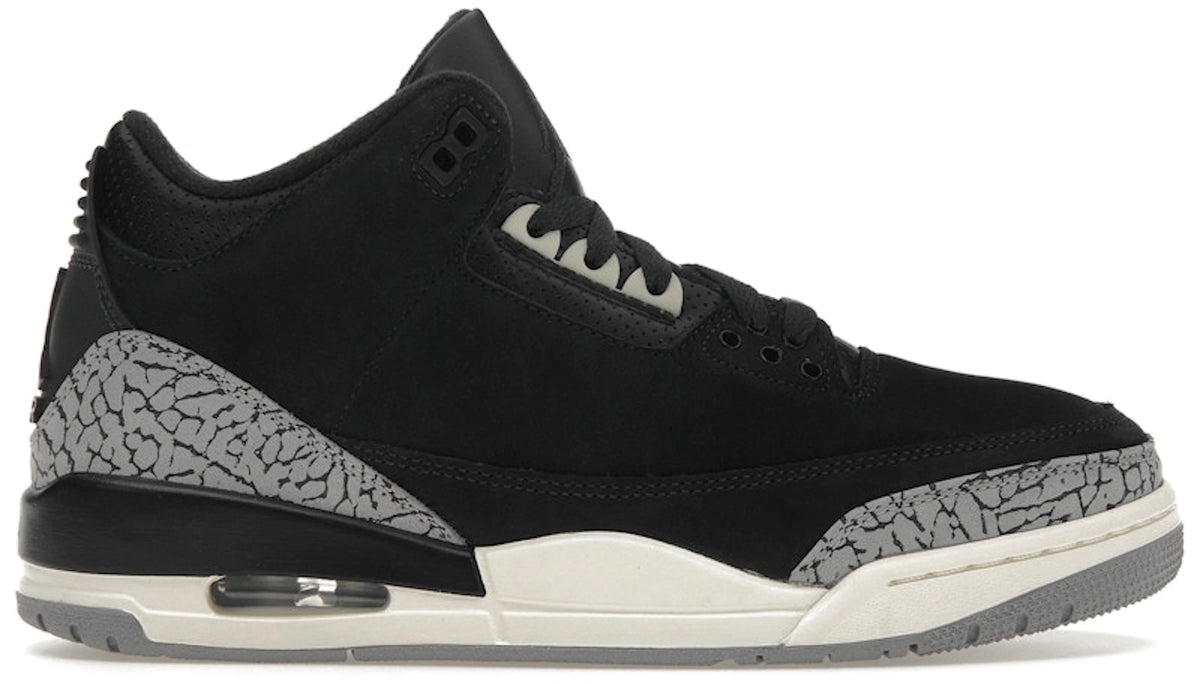 Jordan 3 Retro Off Noir (Women's) - Size 9.5M