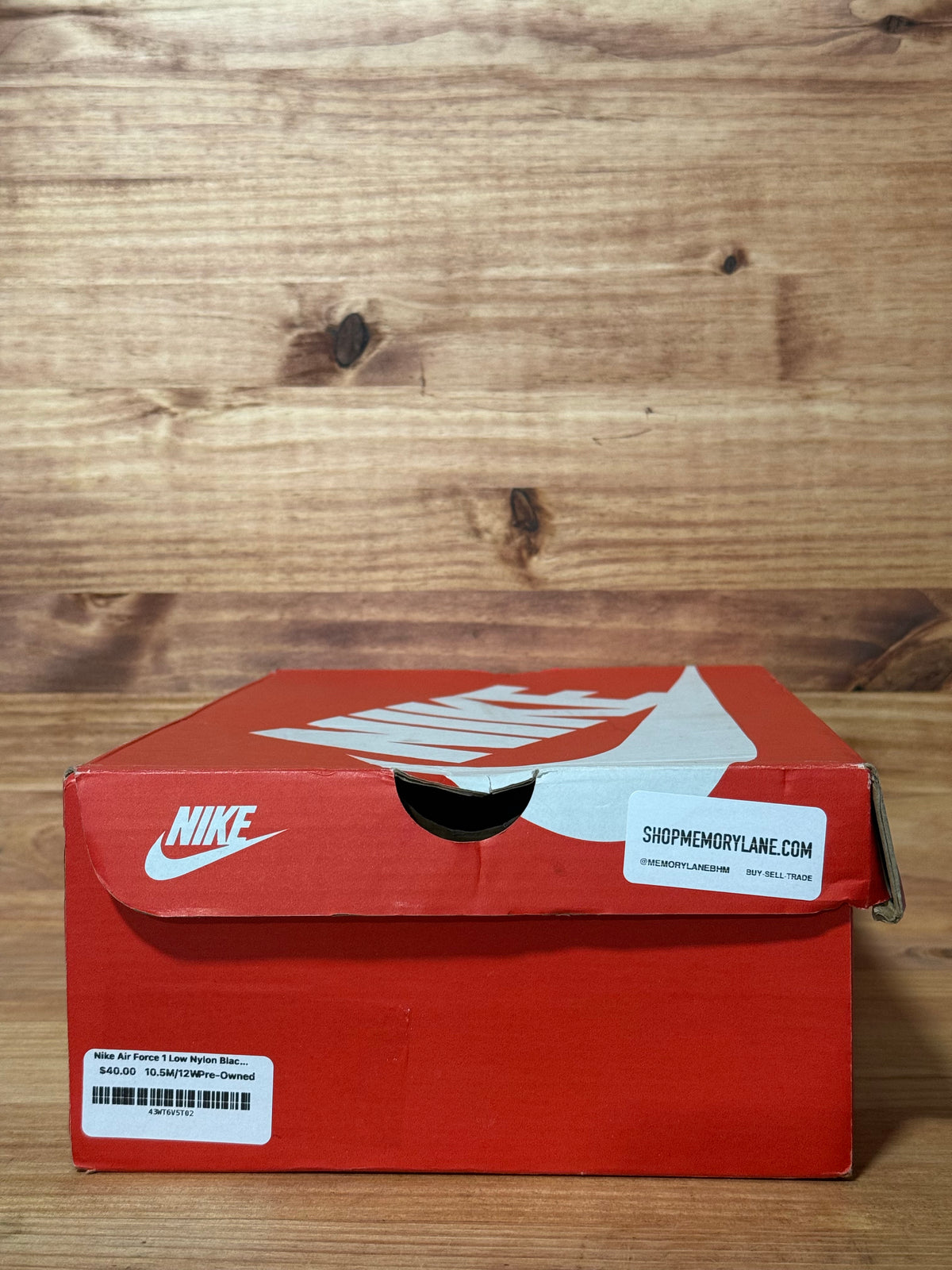 Nike Air Force 1 Low Nylon Black White