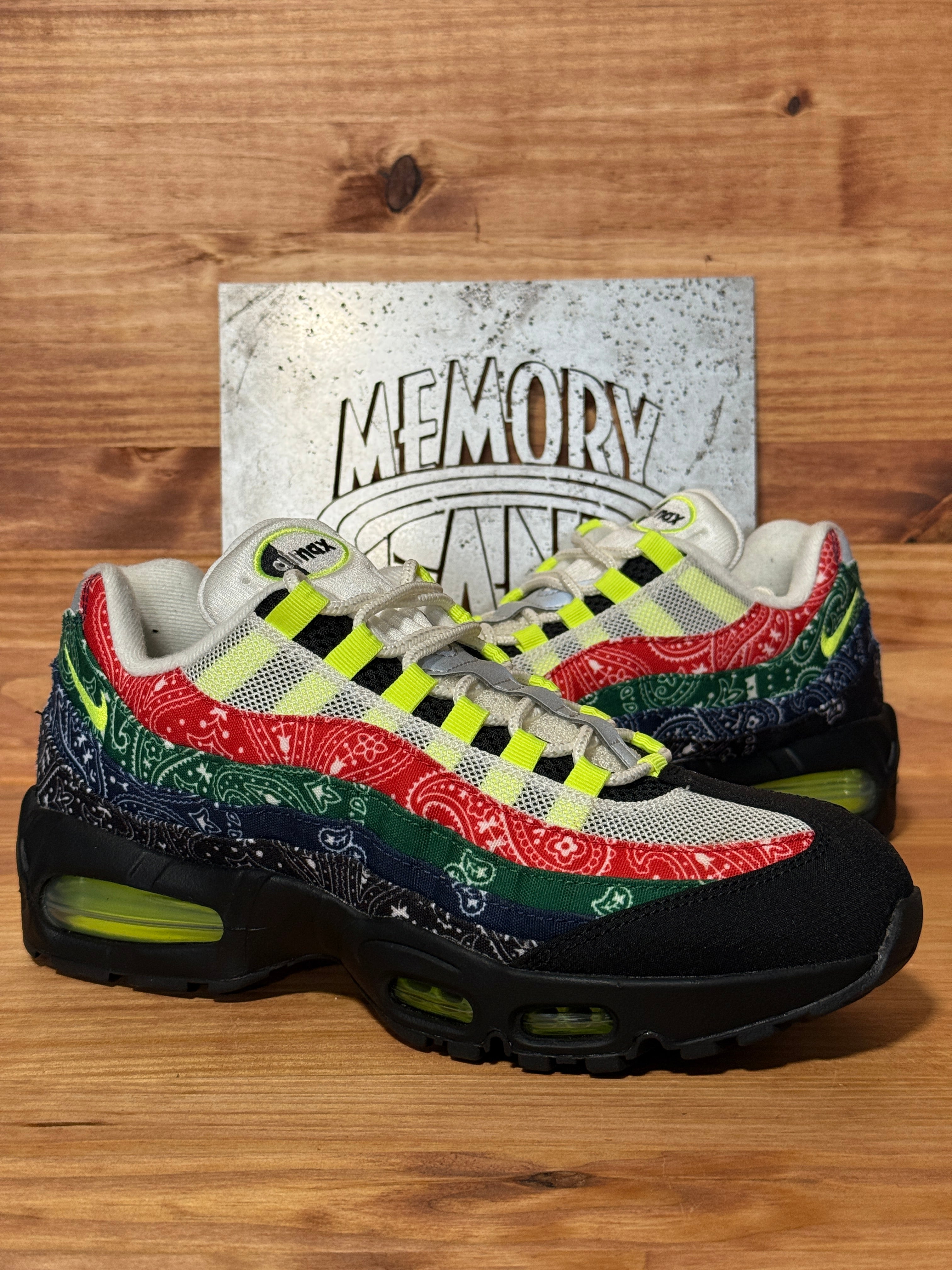 Nike Air Max 95 OG Big Bubble Neon Paisley Bandana