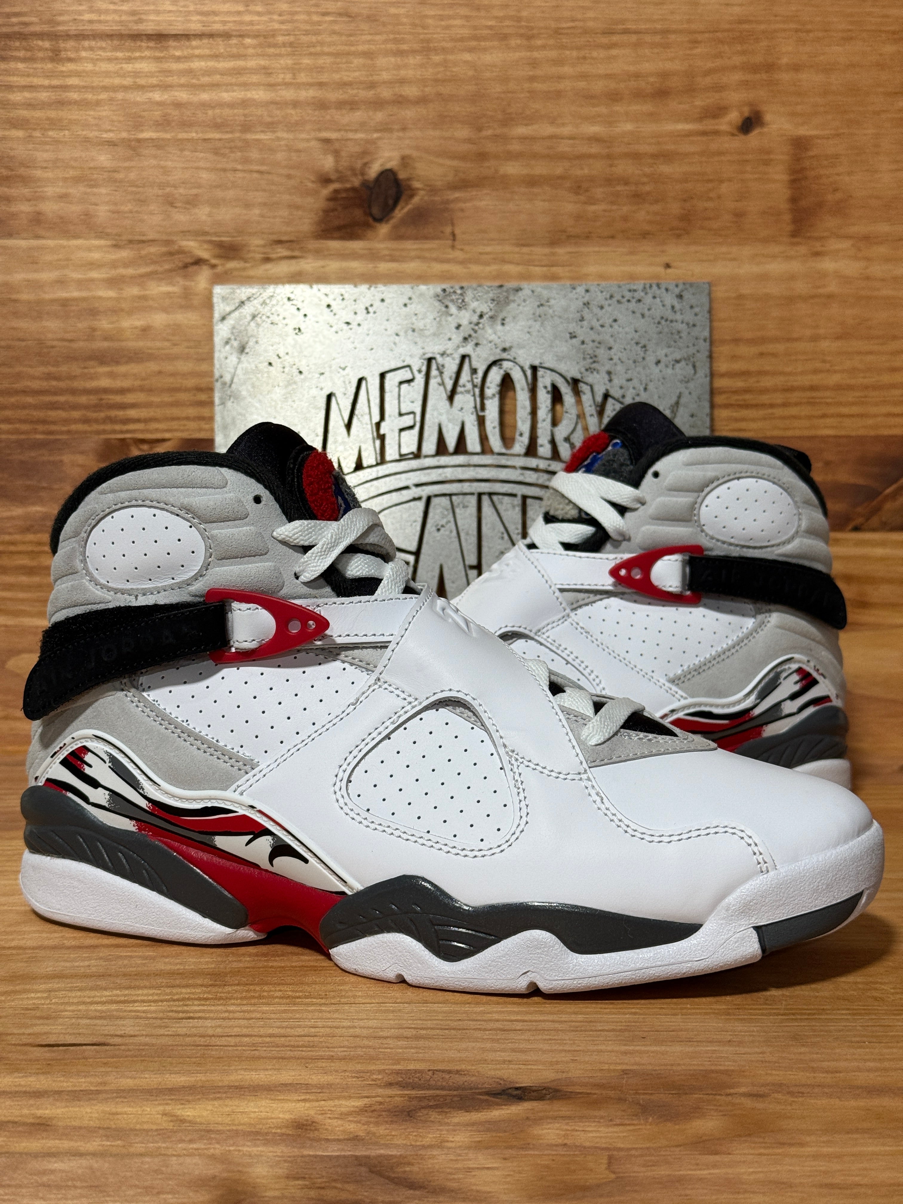 Jordan 8 Retro White True Red (2025)