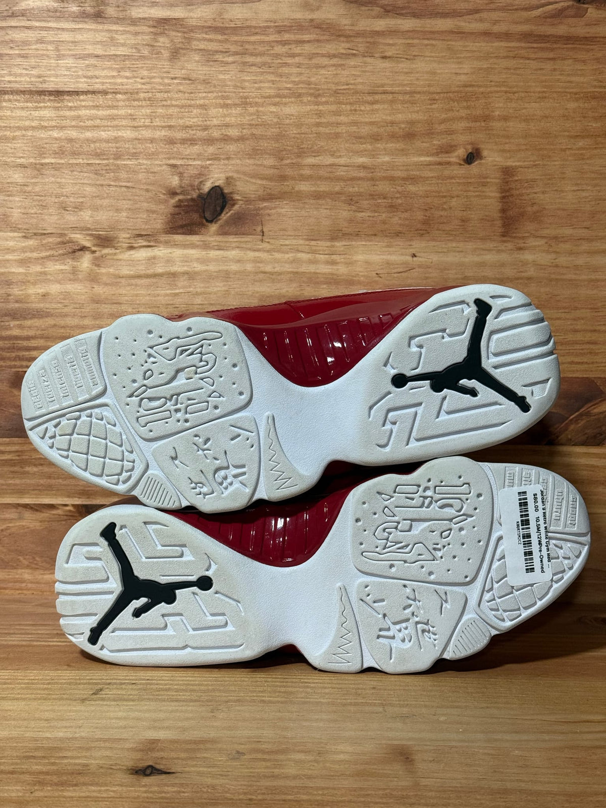 Jordan 9 Retro White Gym Red - Size 10.5