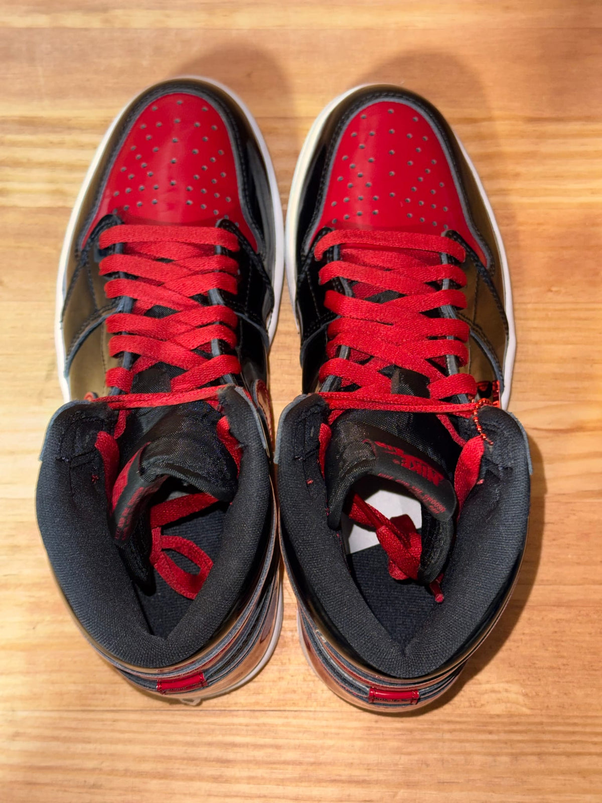Jordan 1 Retro High OG Patent Bred - Size 8