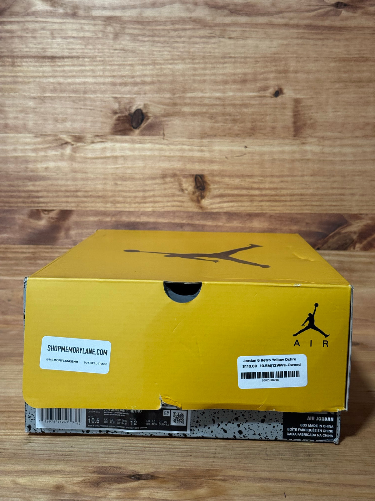 Jordan 6 Retro Yellow Ochre