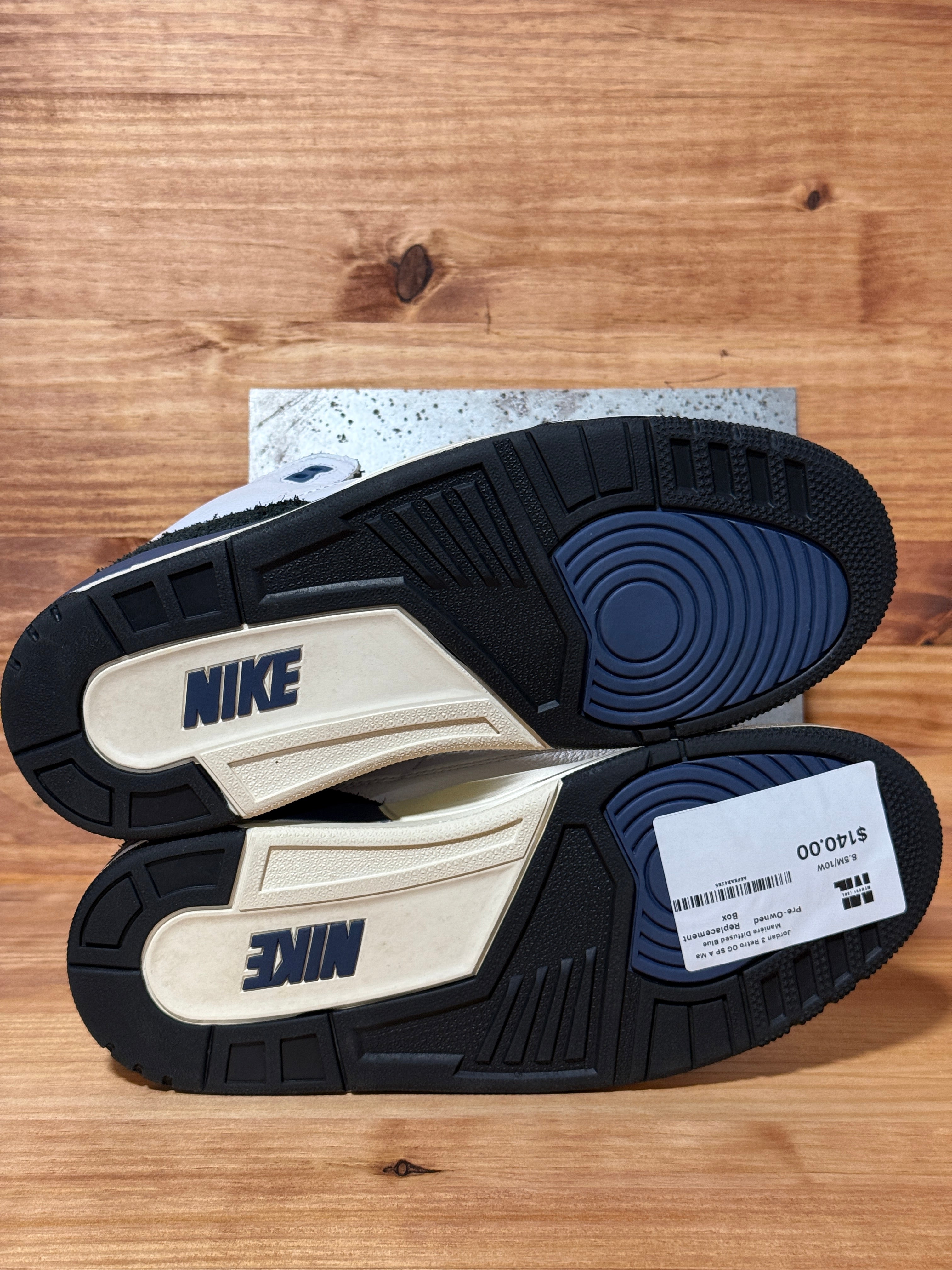 Jordan 3 Retro OG SP A Ma Maniére Diffused Blue
