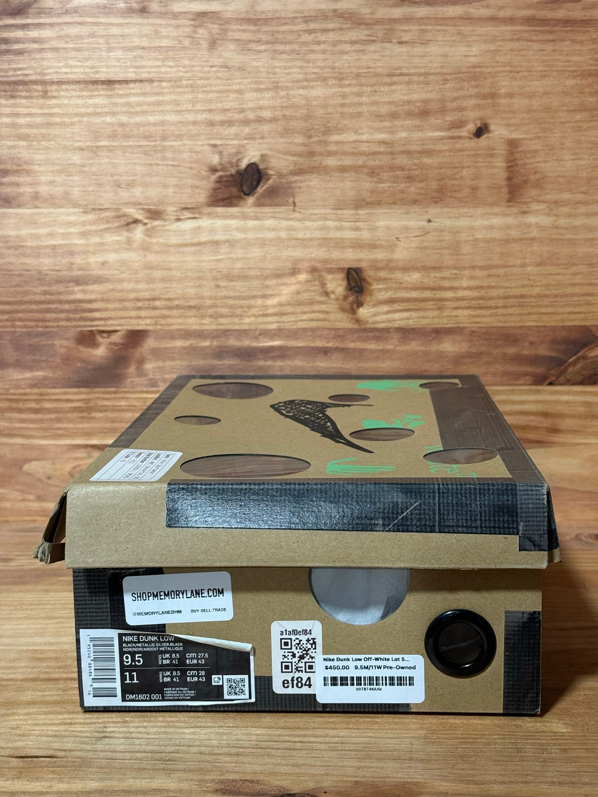 Nike Dunk Low Off-White Lot 50 - Size 9.5