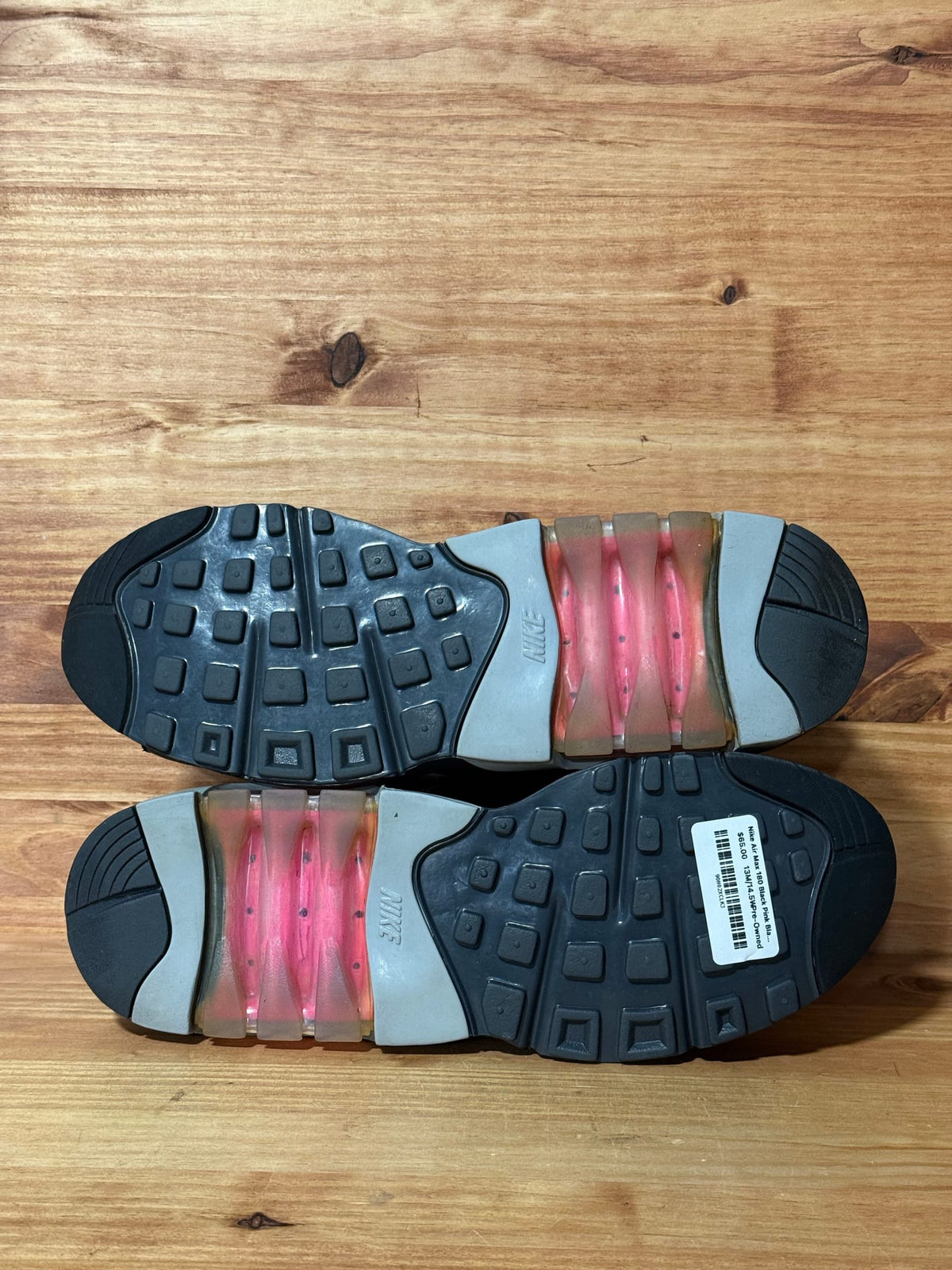 Nike Air Max 180 Black Pink Blast - Size 13