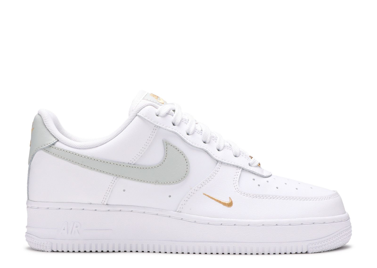 Air Force 1 White Grey Gold