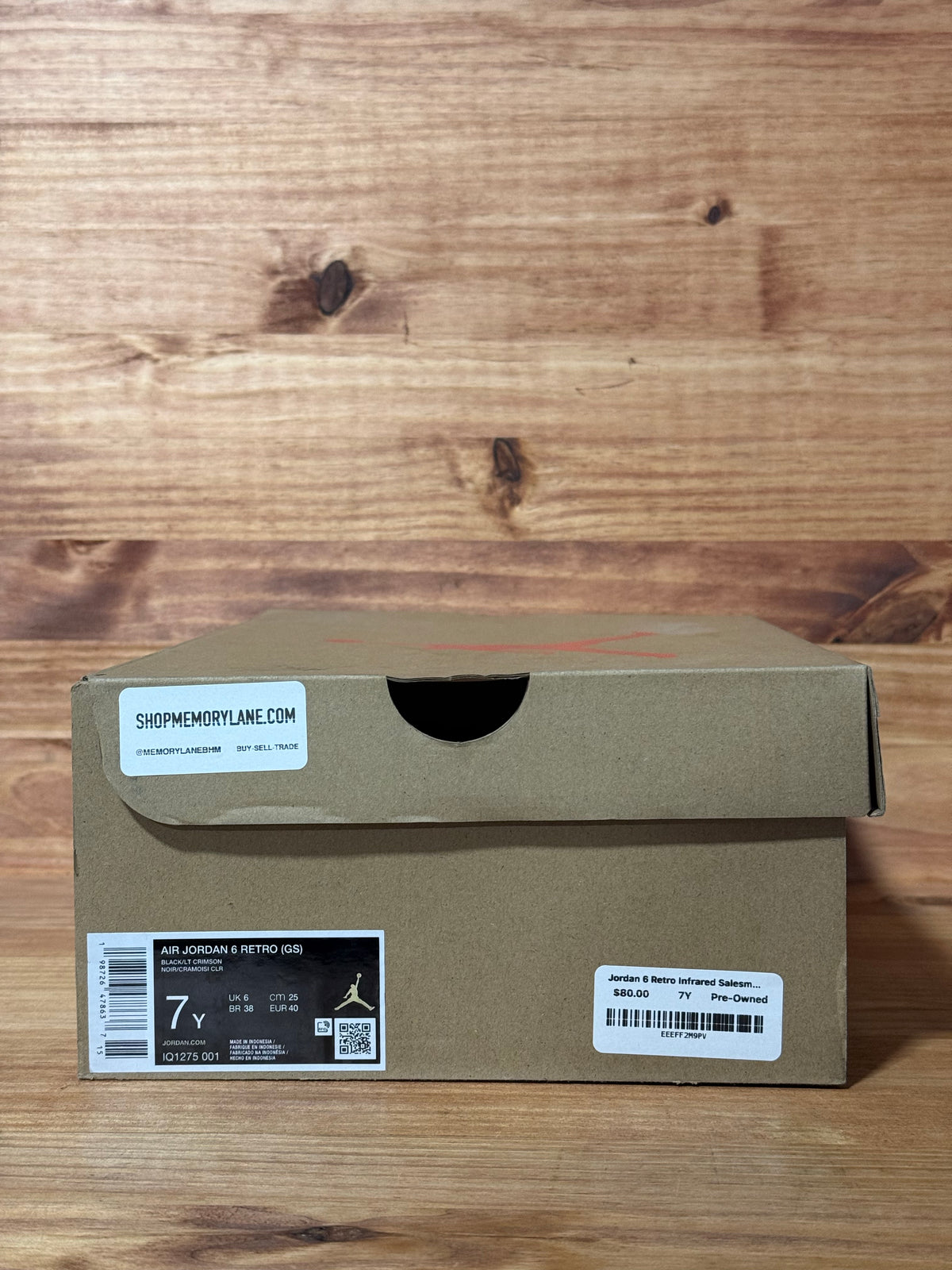 Jordan 6 Retro Infrared Salesman (GS)