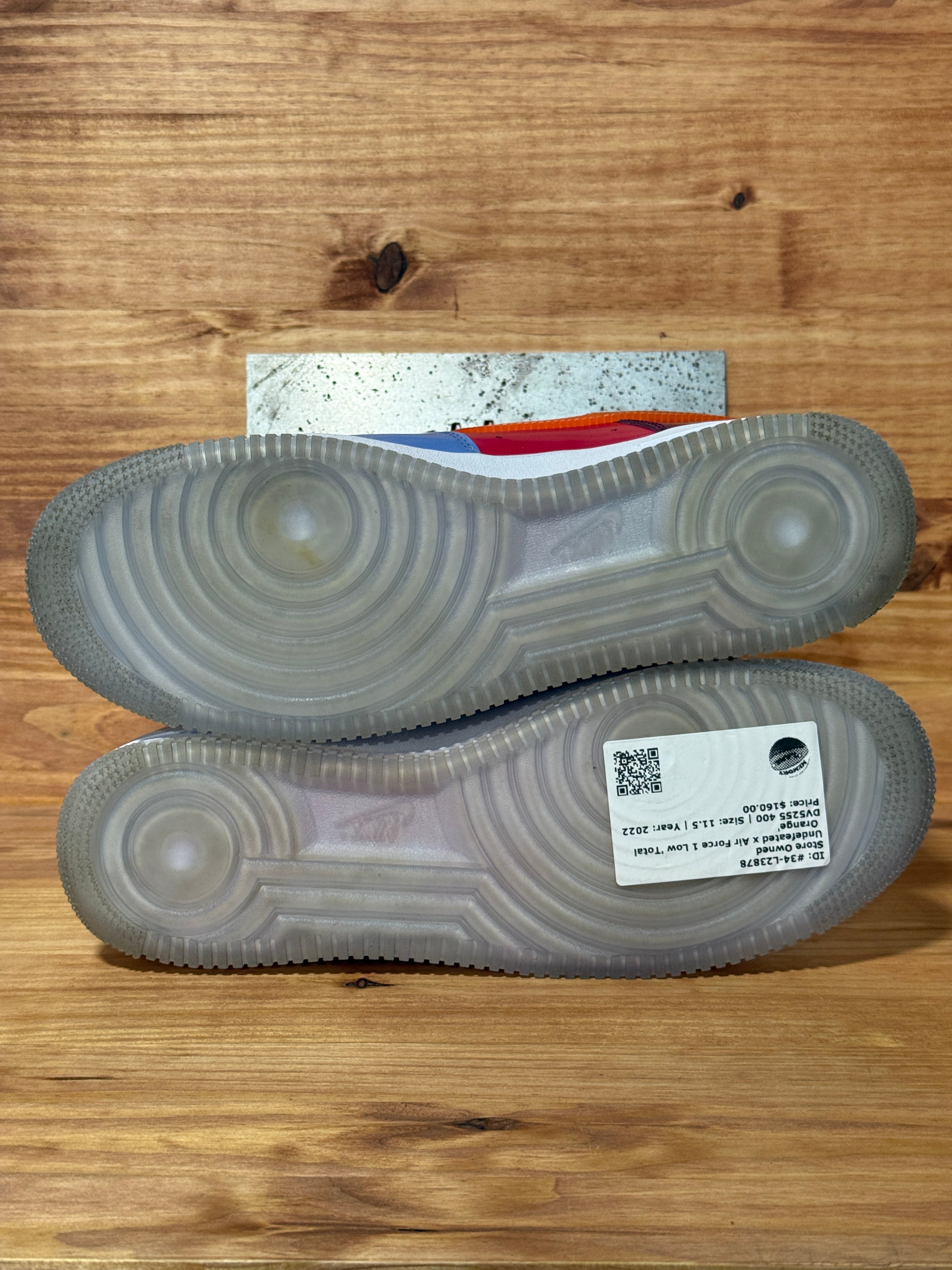 Nike Air Force 1 Low SP Undefeated Multi-Patent Total Orange