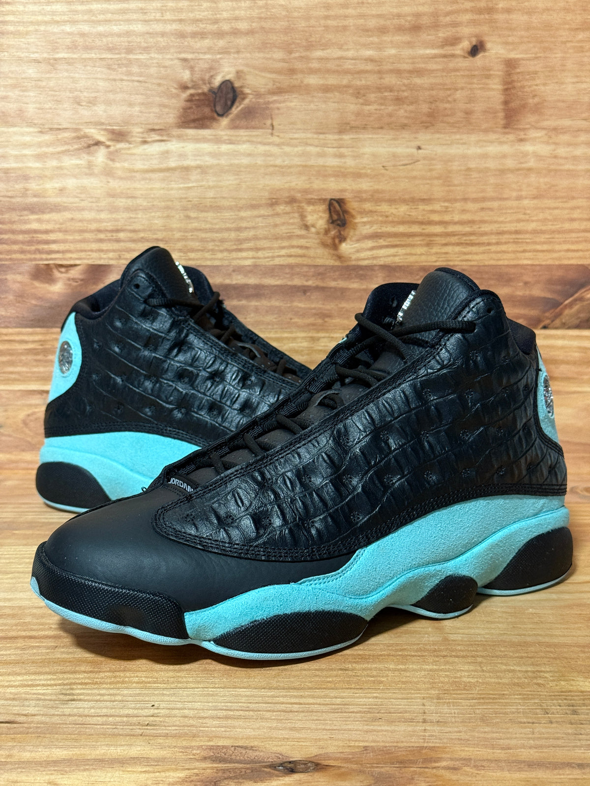 Jordan 13 Retro Black Island Green