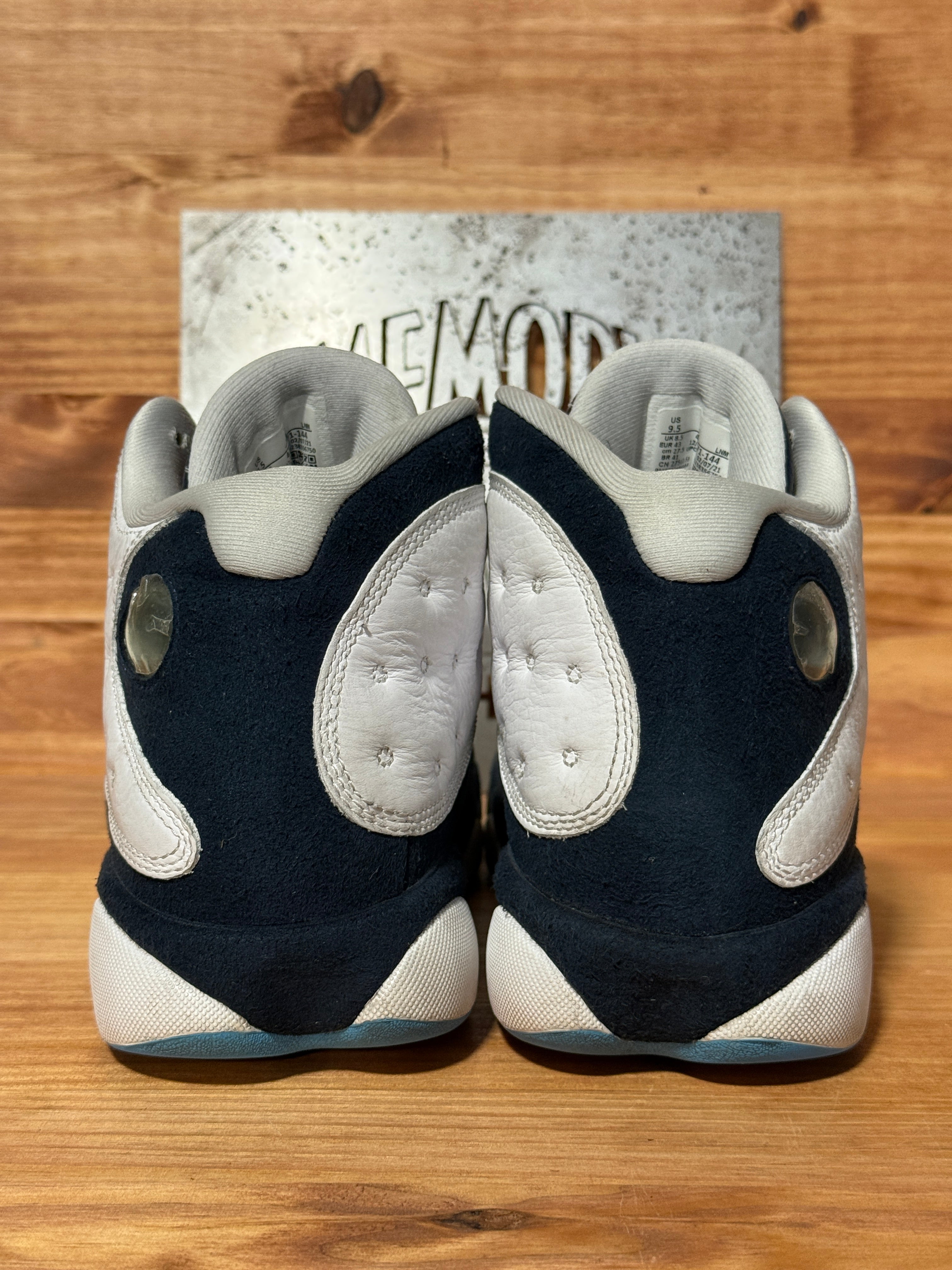 Jordan 13 Retro Obsidian Powder Blue White