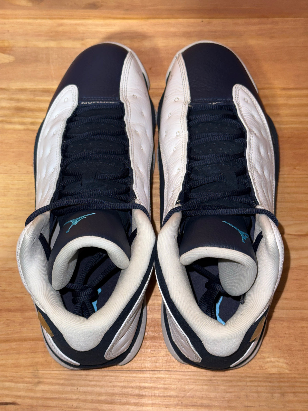 Jordan 13 Retro Obsidian Powder Blue White