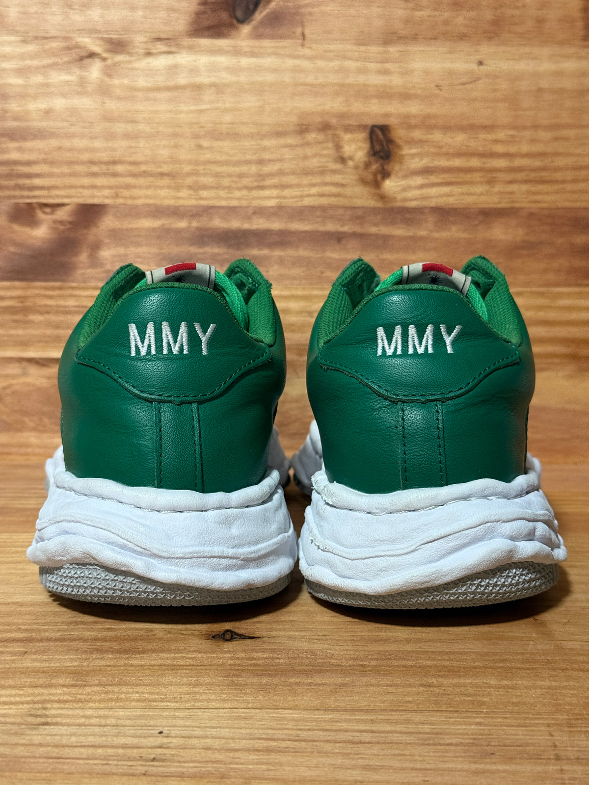 Maison Mihara Yasuhiro Wayne OG Sole Leather Low Green White