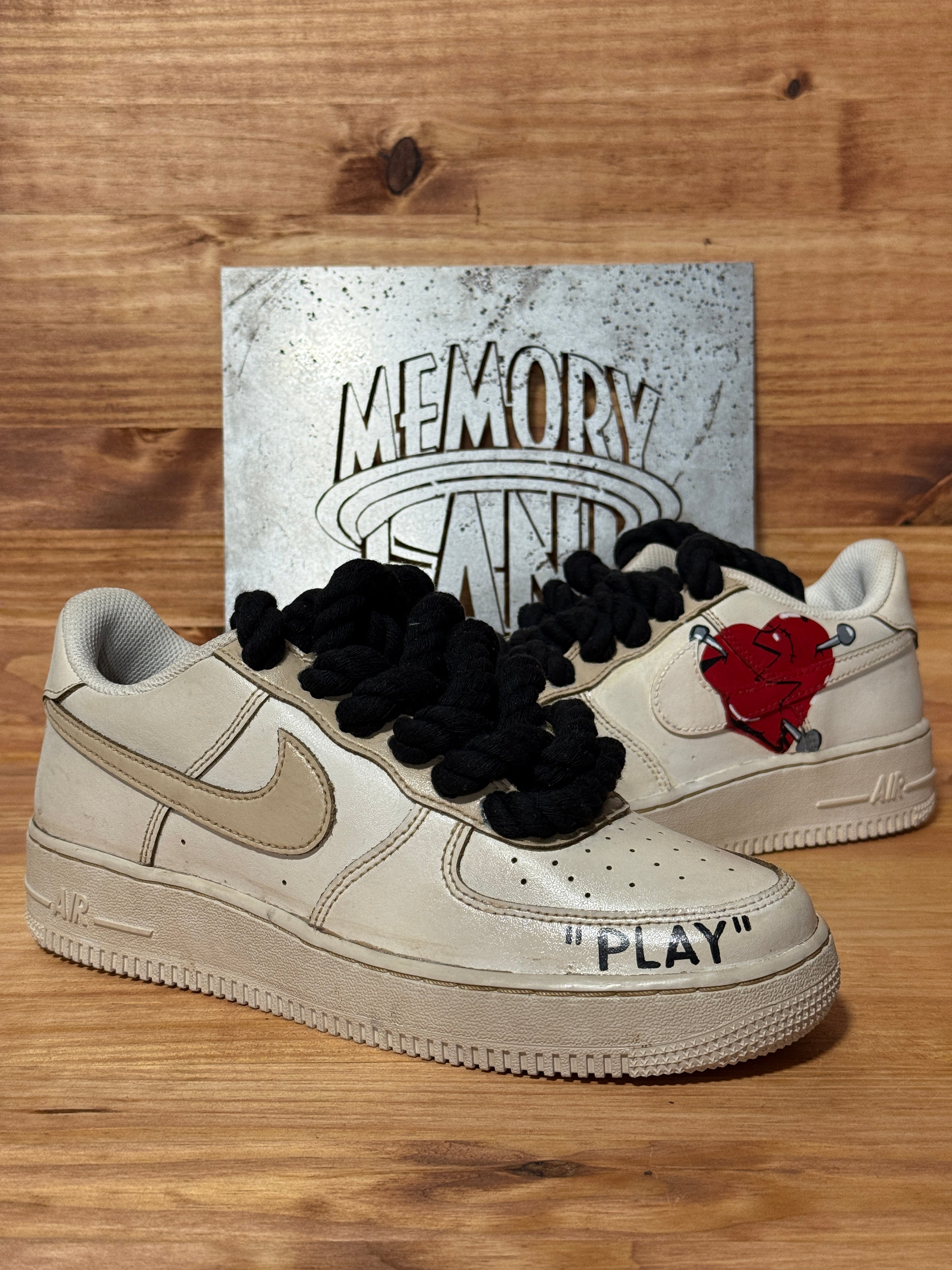 Nike Air Force 1 Low LE Triple White (GS)