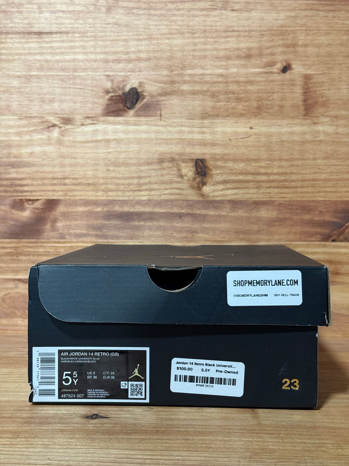 Jordan 14 Retro Black University Blue (2026) (GS)