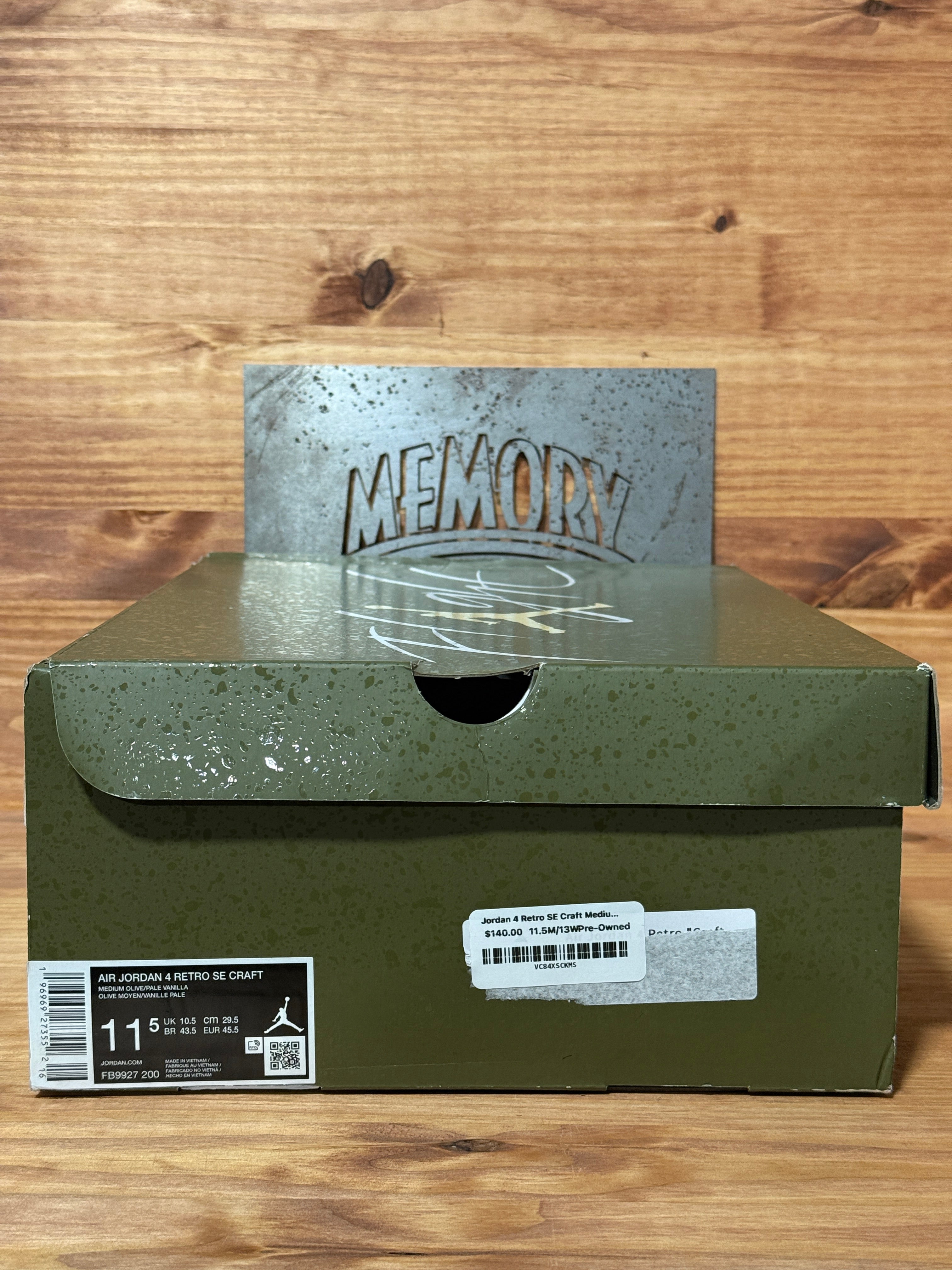 Jordan 4 Retro SE Craft Medium Olive