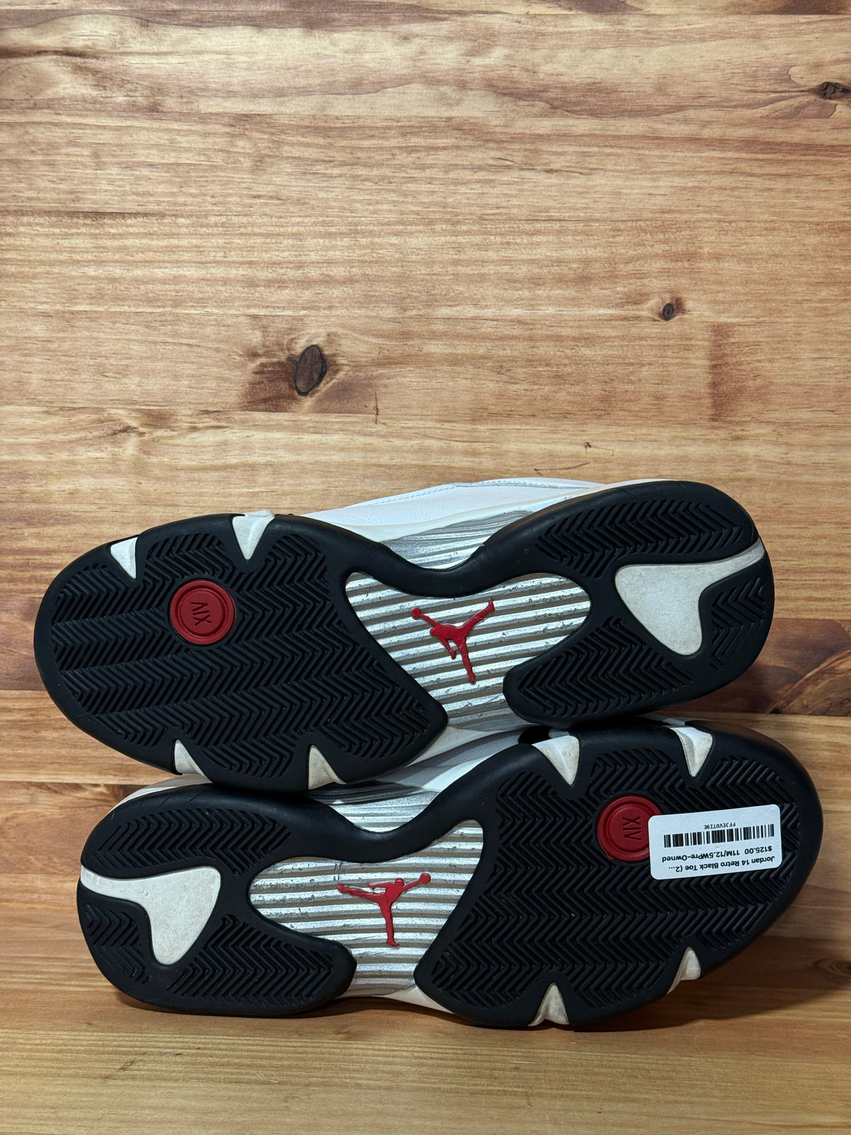 Jordan 14 Retro Black Toe (2014)